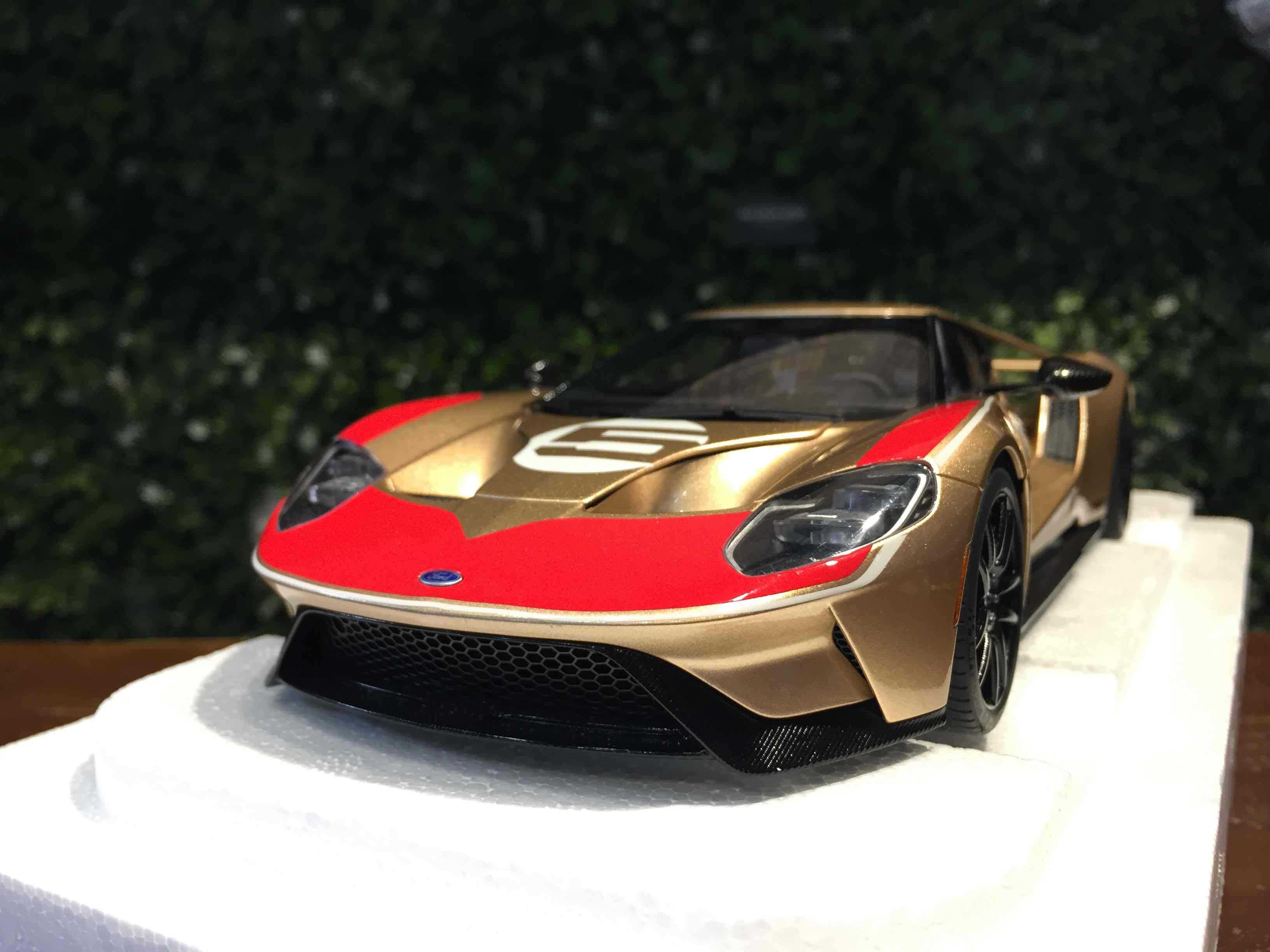 1/18 AUTOart Ford GT Heritage Edition Gold/Red 72928【MGM】