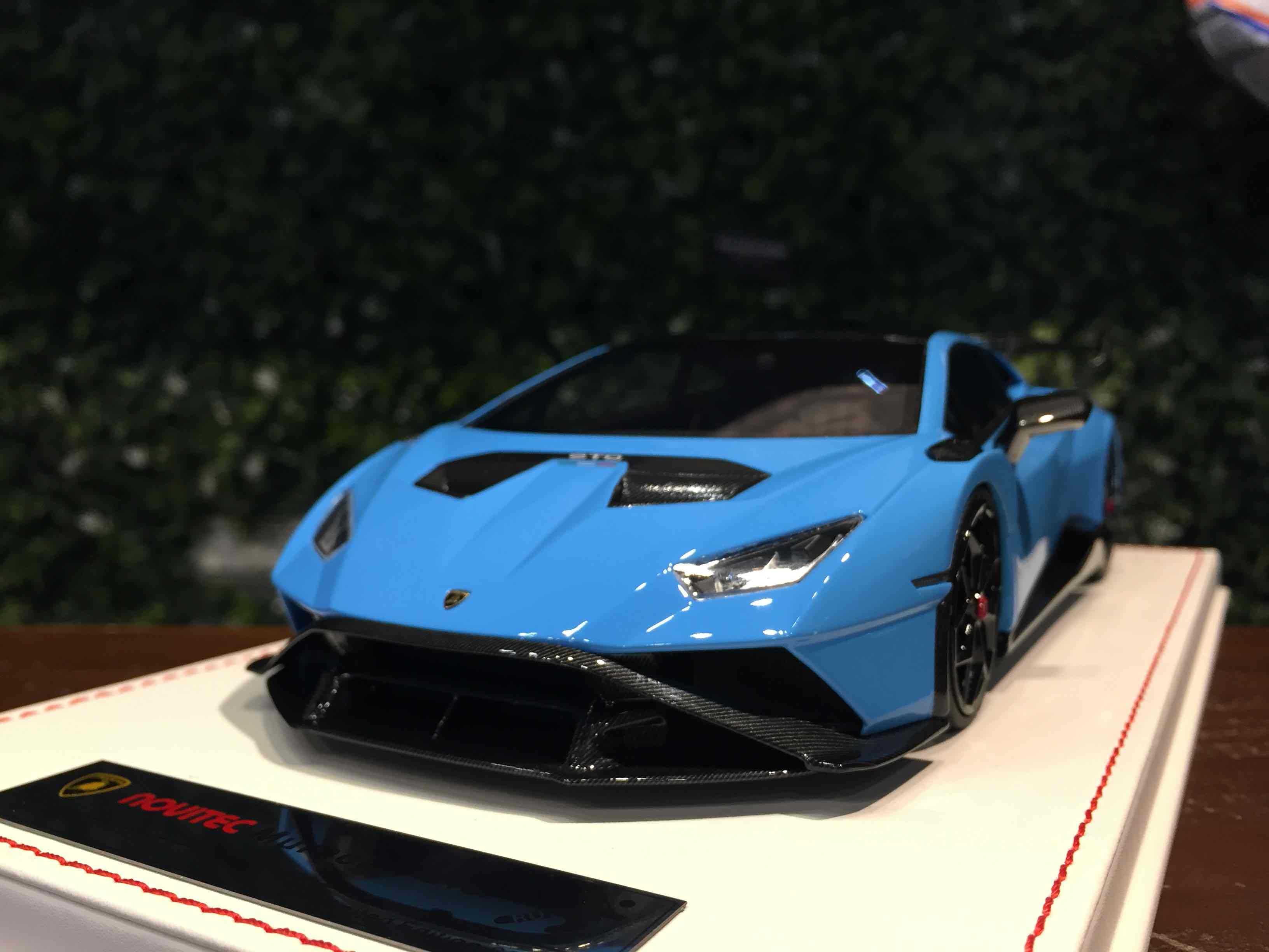 1/18 Runner Novitec Lamborghini Huracan STO Blue【MGM】