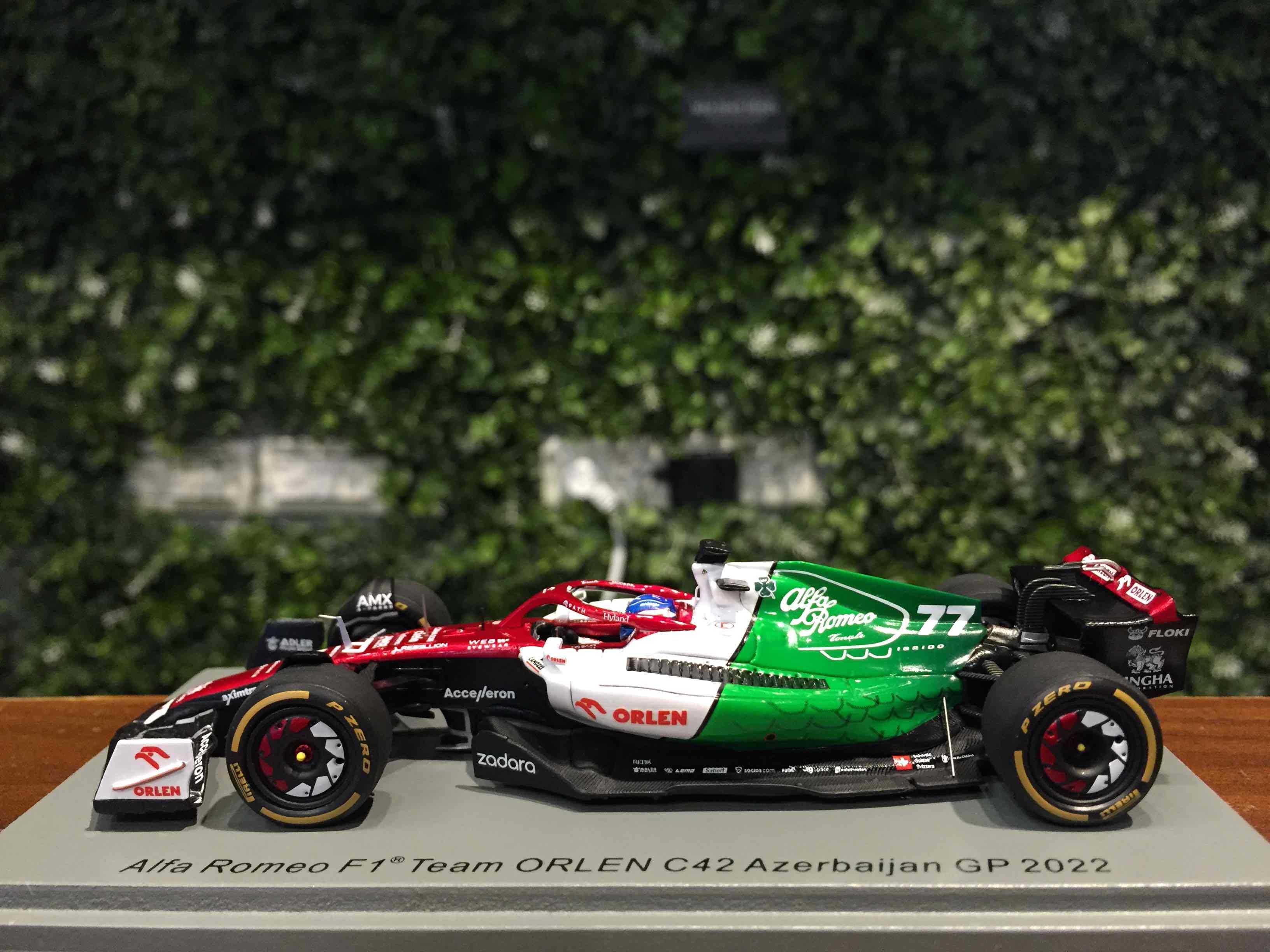 1/43 Spark Alfa Romeo C42 Valtteri Bottas GP 2022 S8539【MGM】