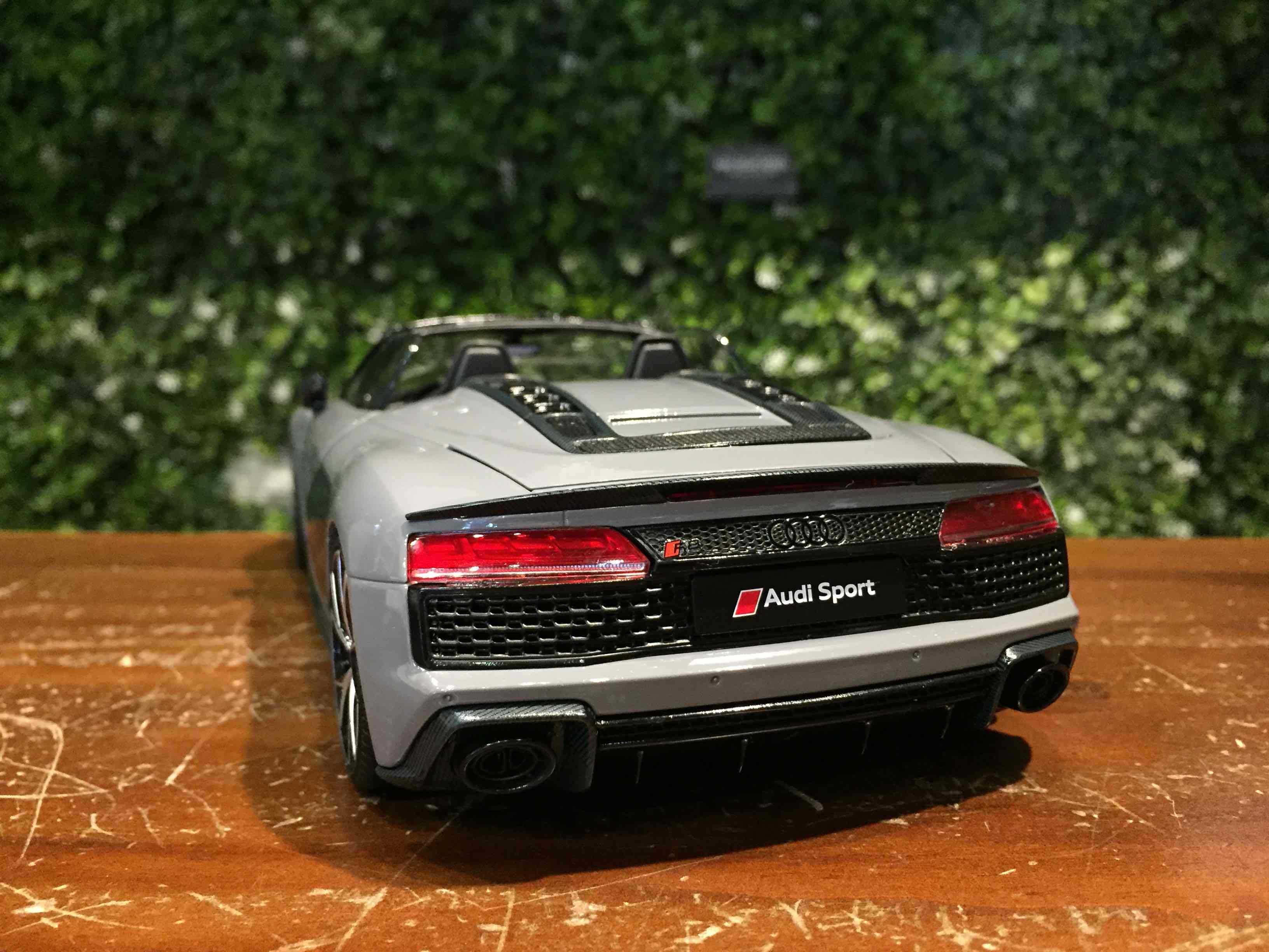 1/18 KengFai Audi R8 Spyder 2021 Grey KF0352【MGM】