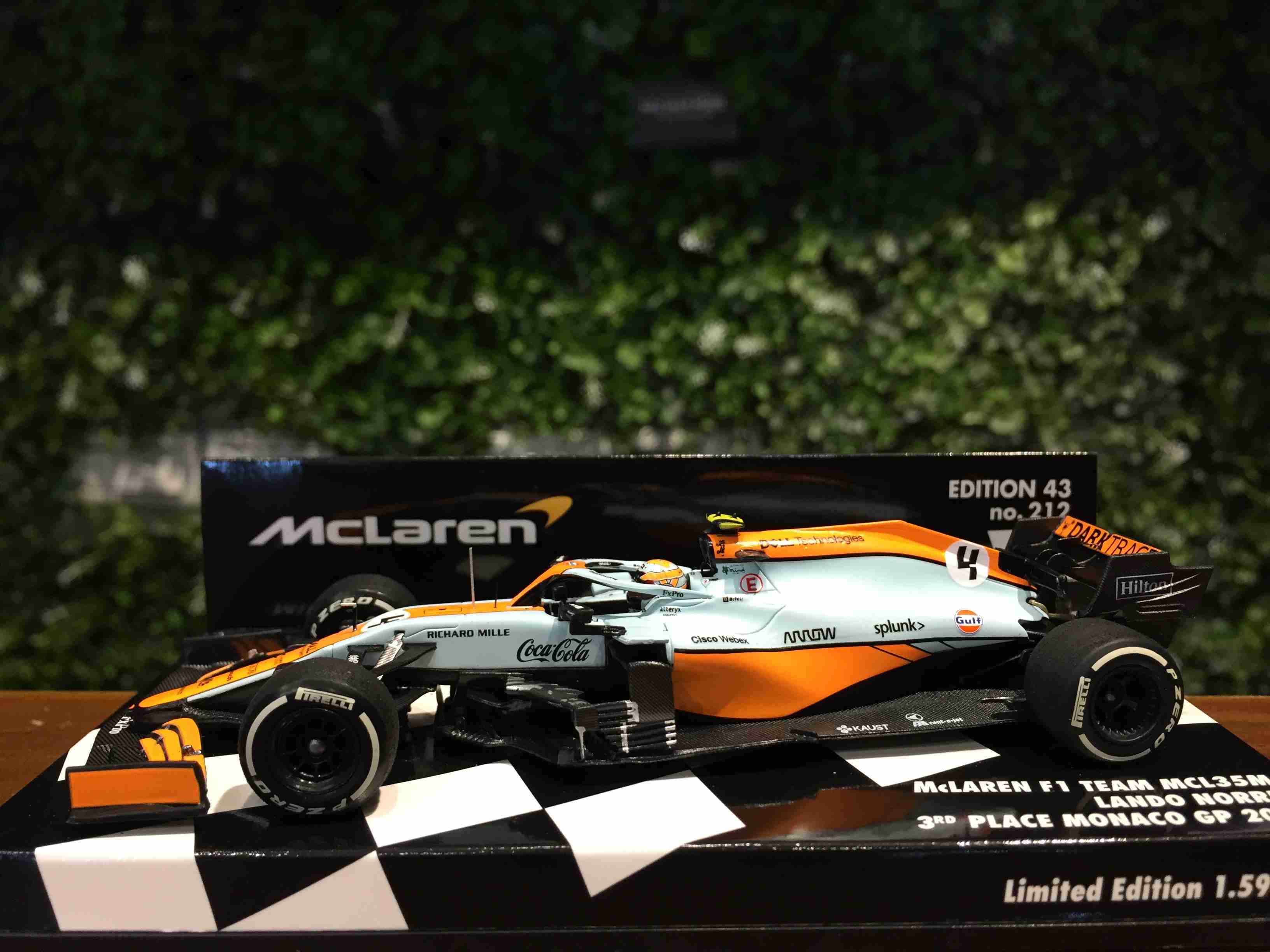 1/43 Minichamps McLaren MCL35M L.Norris 537214904【MGM】