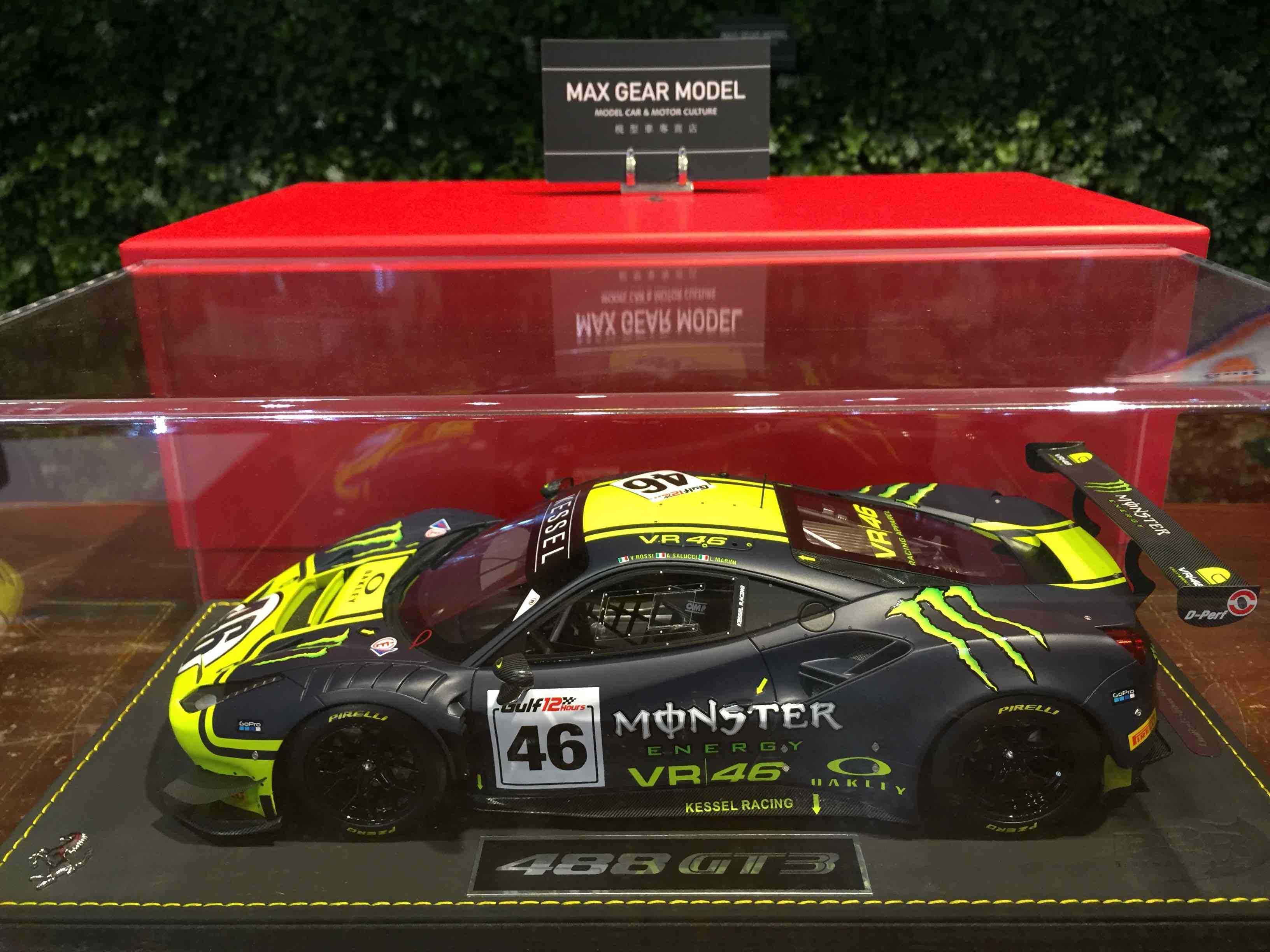 1/18 BBR Ferrari 488 GT3 Valentino Rossi P18208VR【MGM】