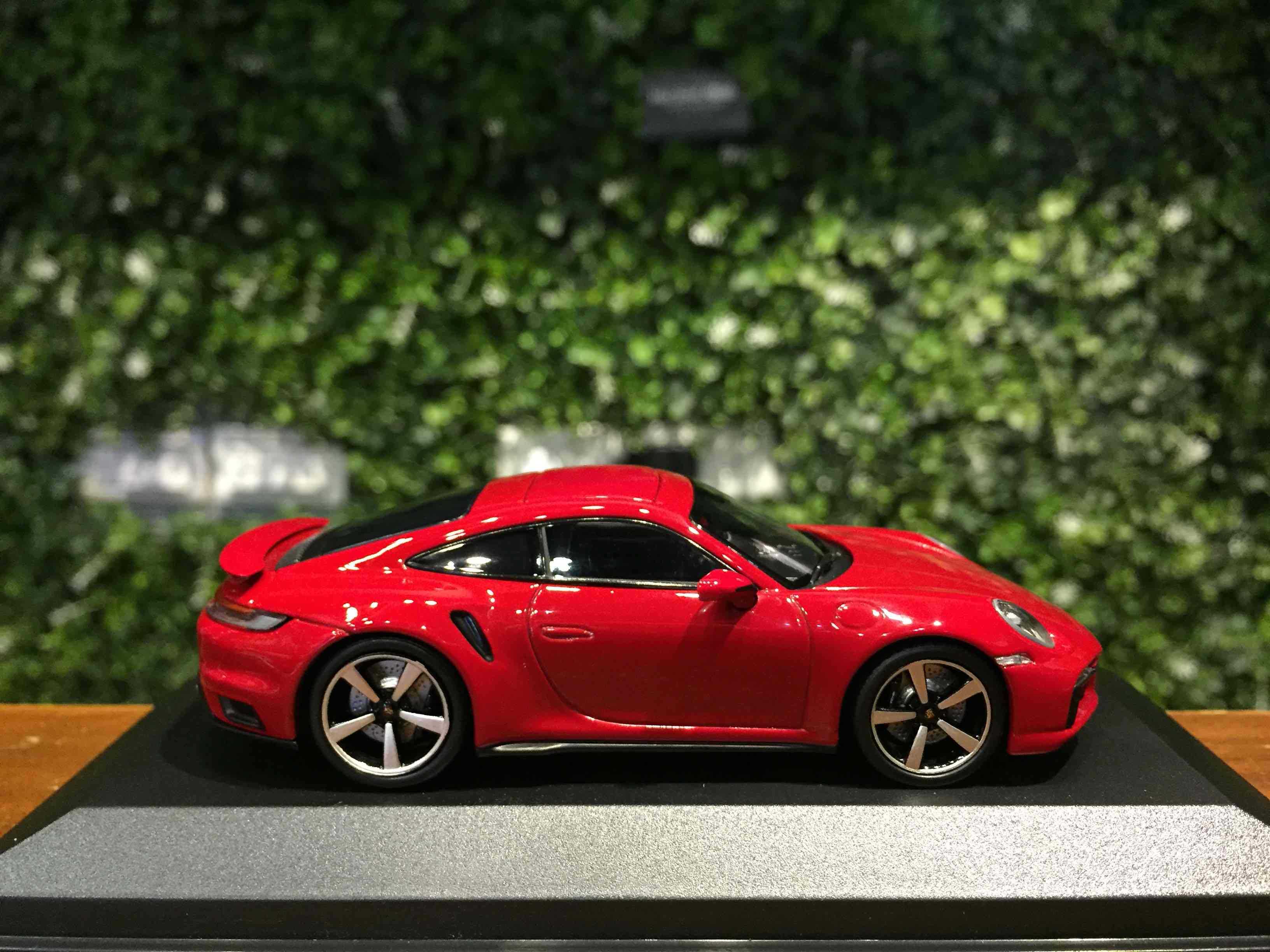 1/43 Minichamps Porsche 911 (992) Turbo S Red 410069475【MGM】