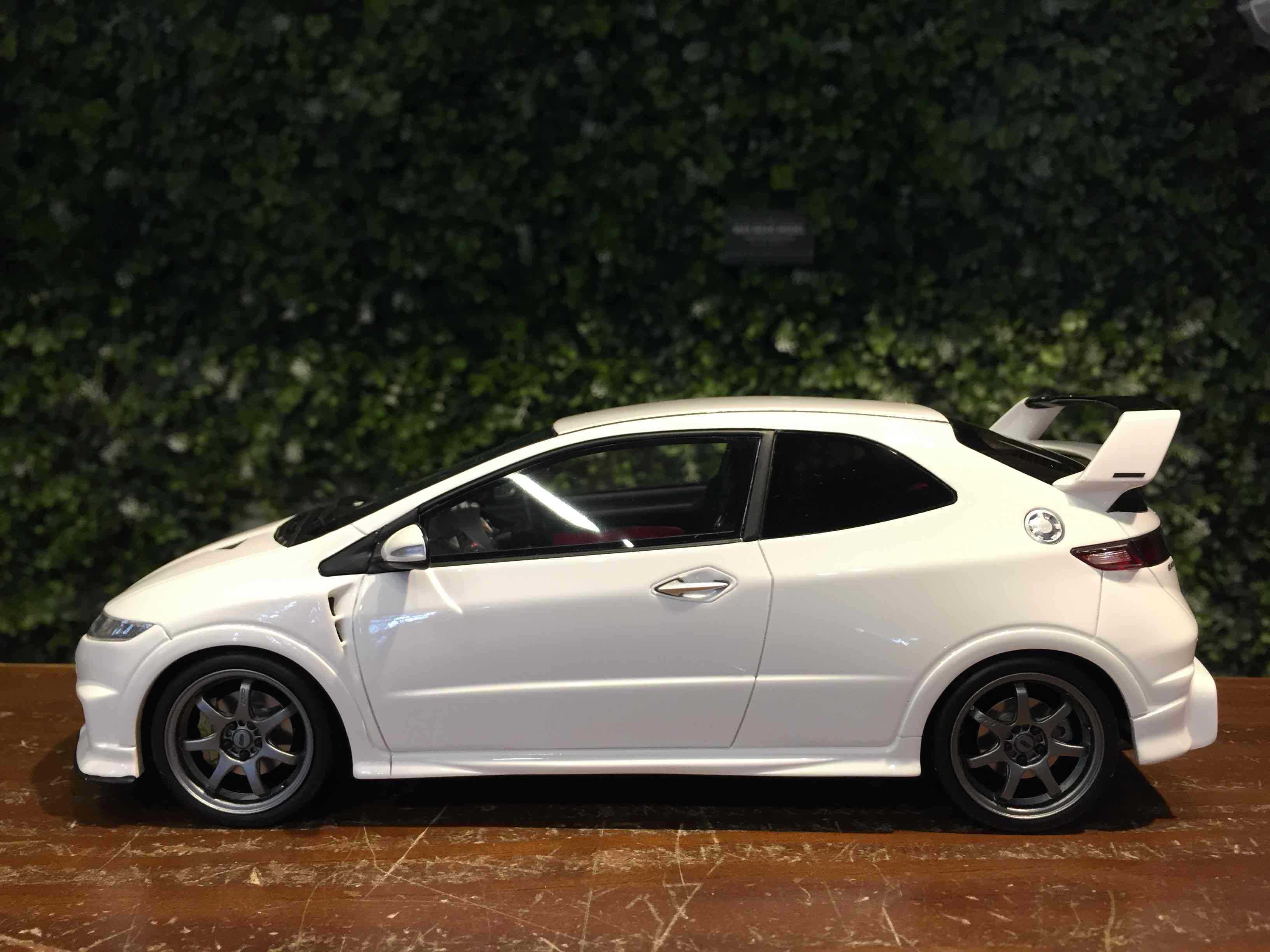 1/18 OTTO Honda Civic Type R (FN2) Mugen White OT735【MGM】