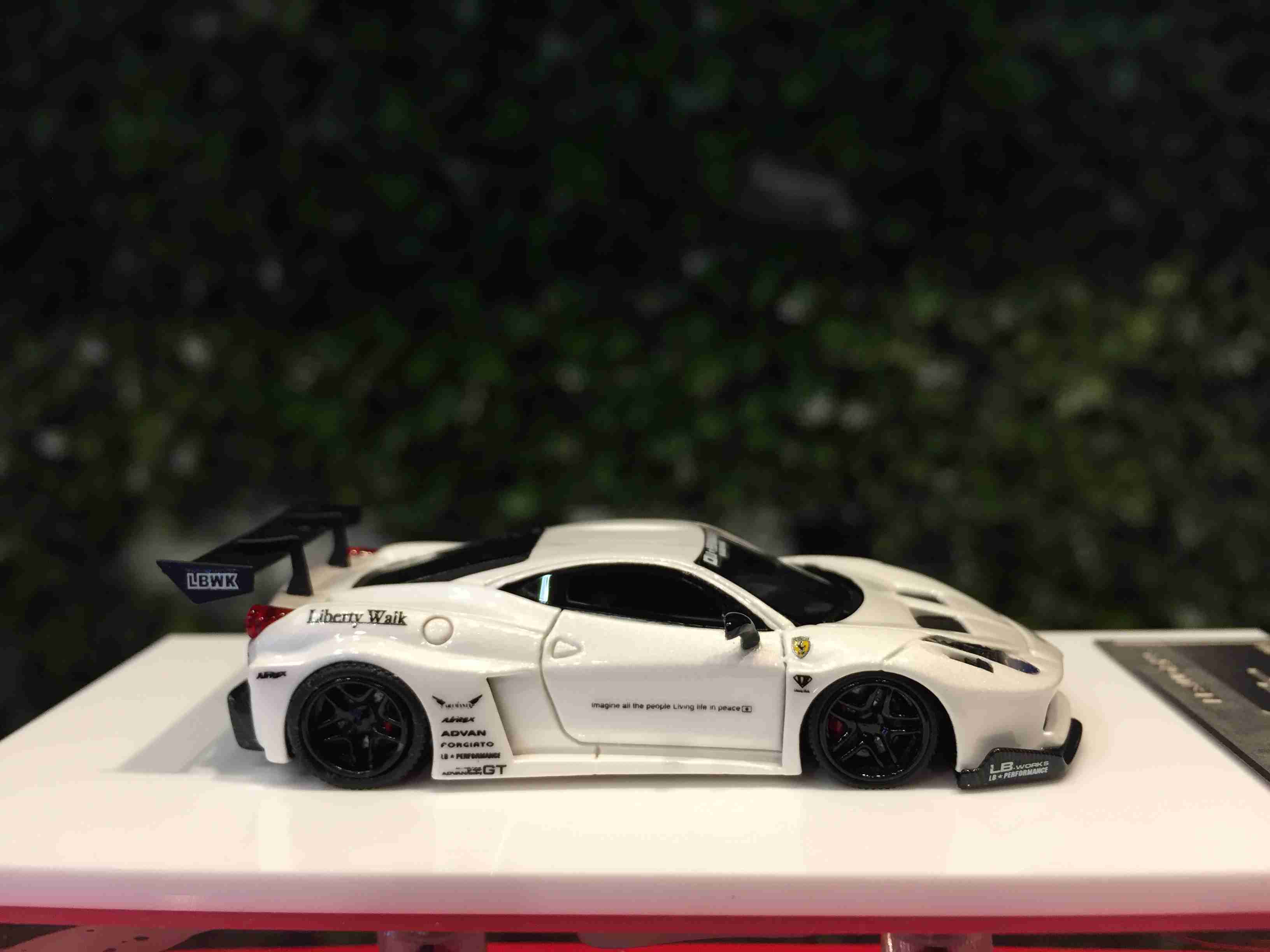 1/64 Flame LB WORKS LBWK フェラーリ 458 GT 白 Flame 1:64 LBWK LB-Silhouette Works 458 GT Resin Model Car | eBay