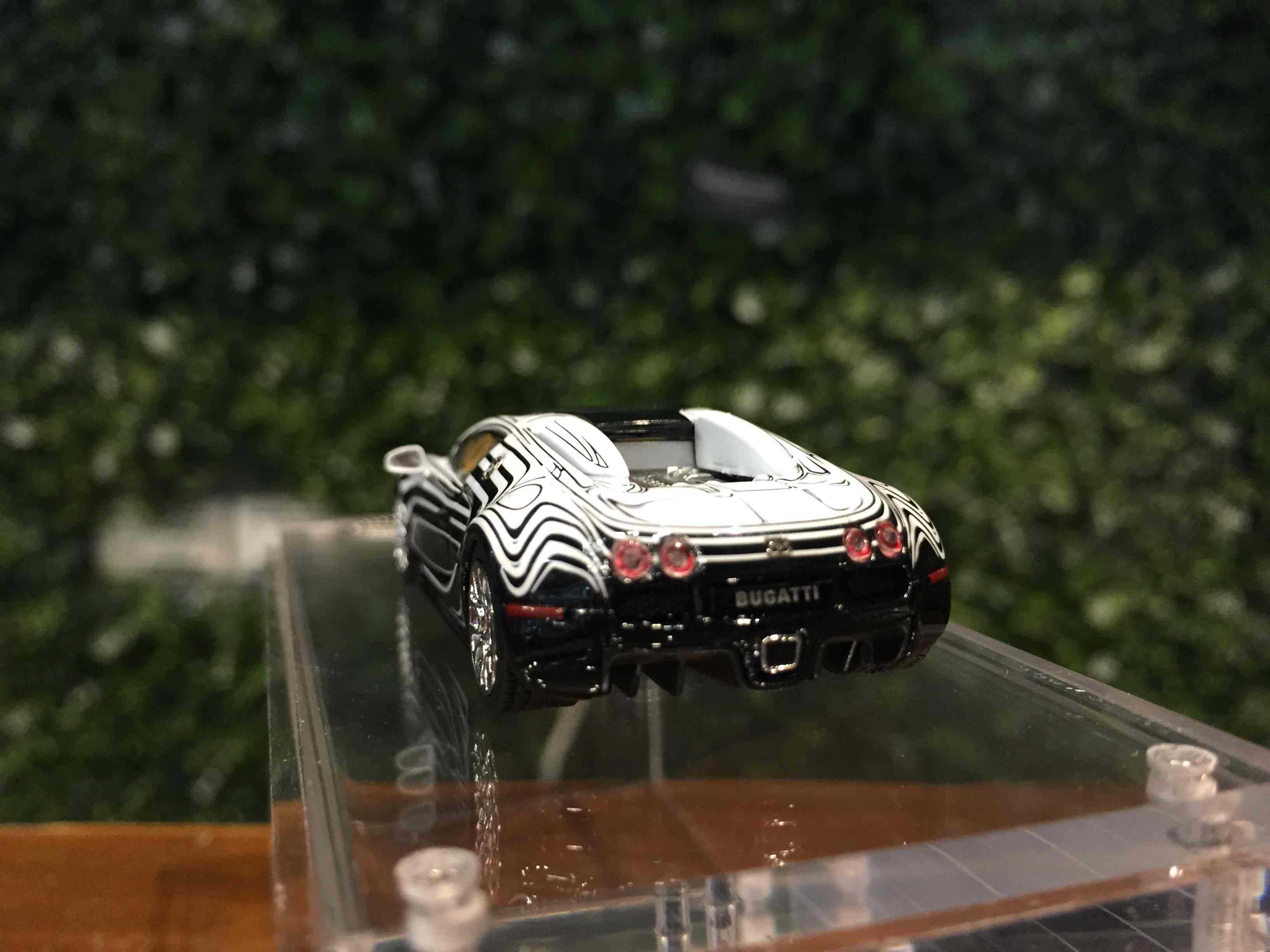 1/64 Mortal Bugatti Veyron Black/White【MGM】