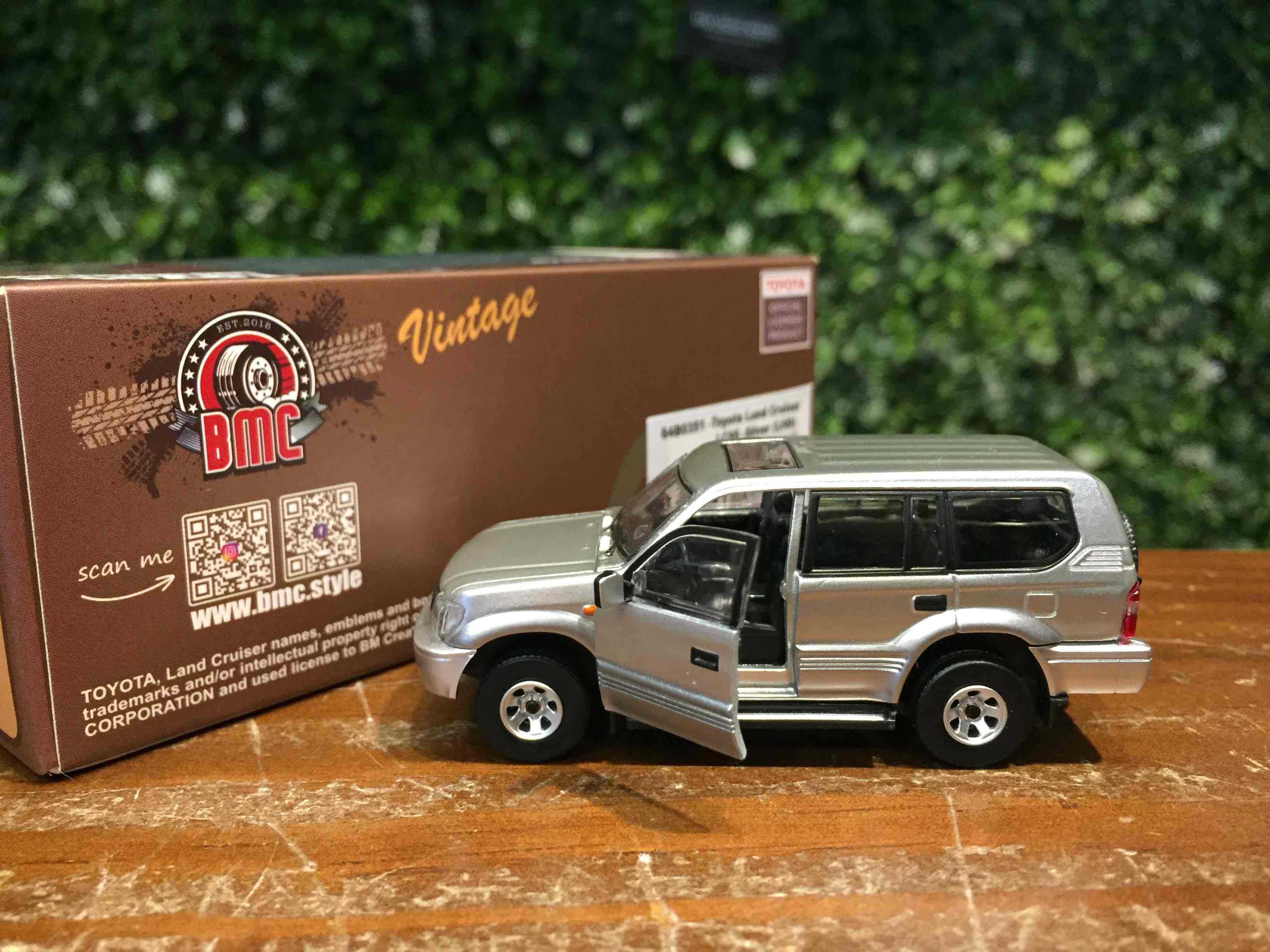 1/64 BMC Toyota Land Cruiser Prado LC95 Silver 64B0351【MGM】