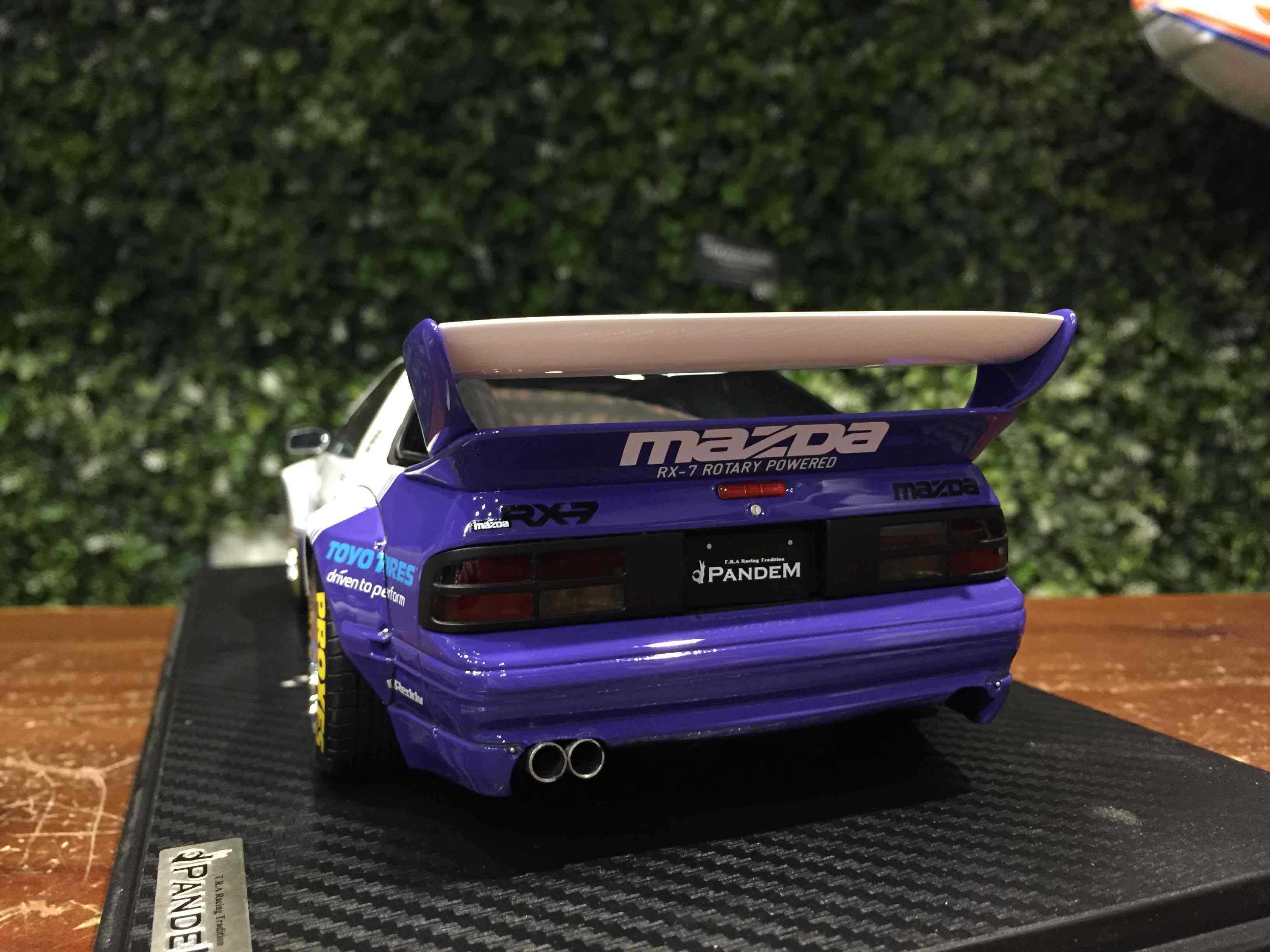 1/18 Ignition Pandem Mazda RX-7 (FC3S) White/PU IG2916【MGM】