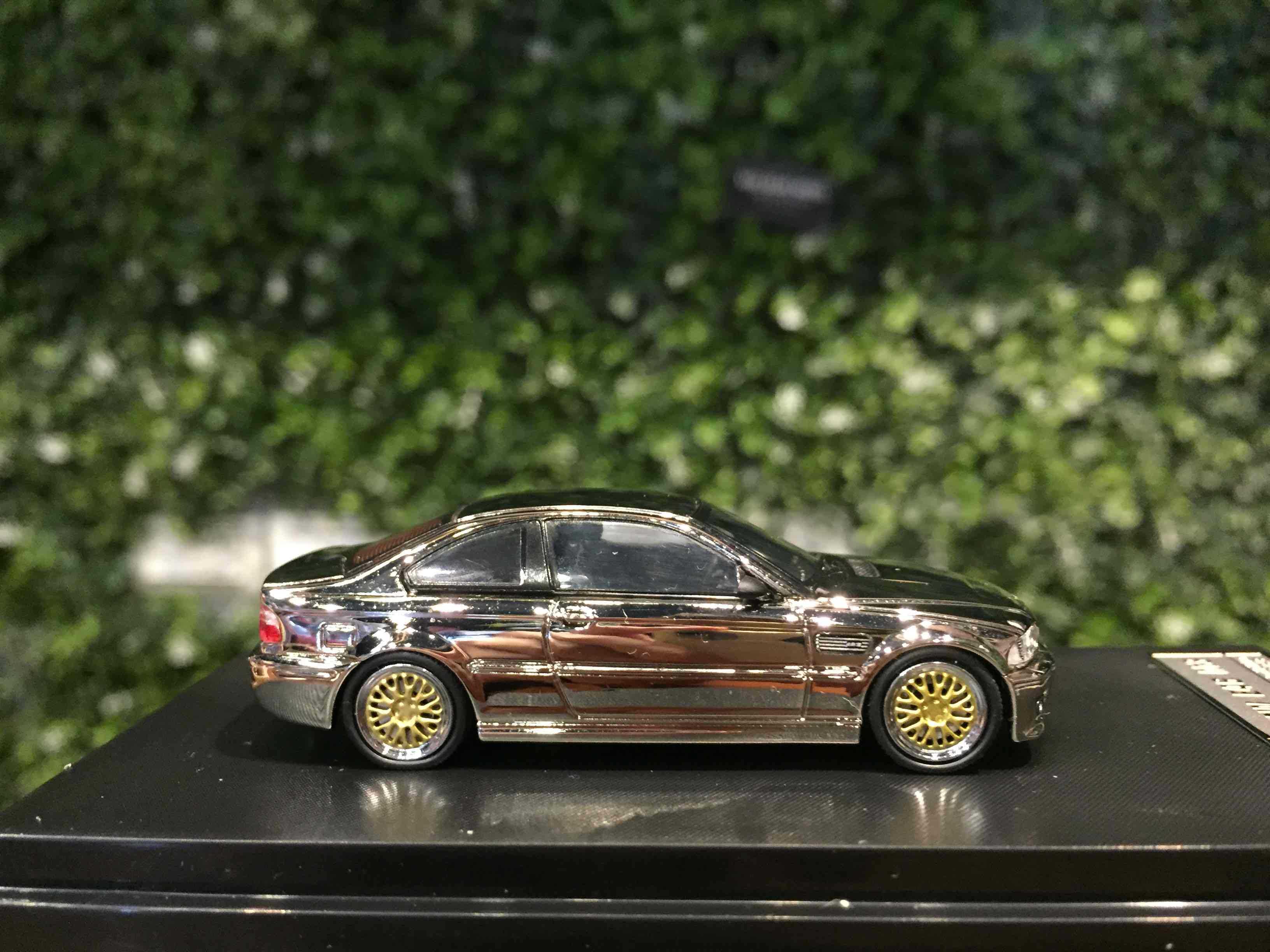 1/64 StanceHunter BMW E46 M3 Chrome【MGM】