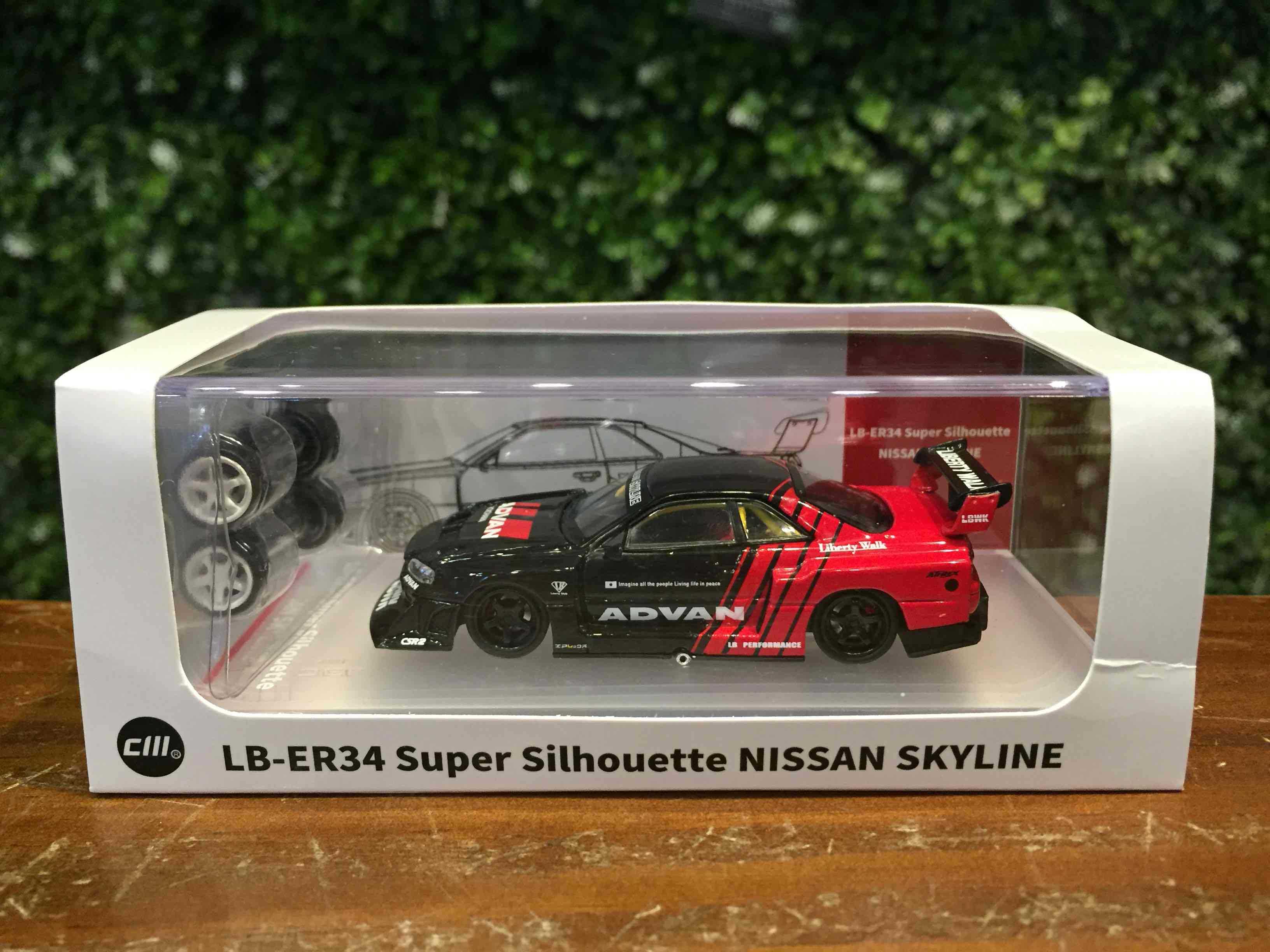 1/64 CM-Model LBWK Nissan Skyline GTR (R34) CM64ER3405【MGM】 - Max Gear ...