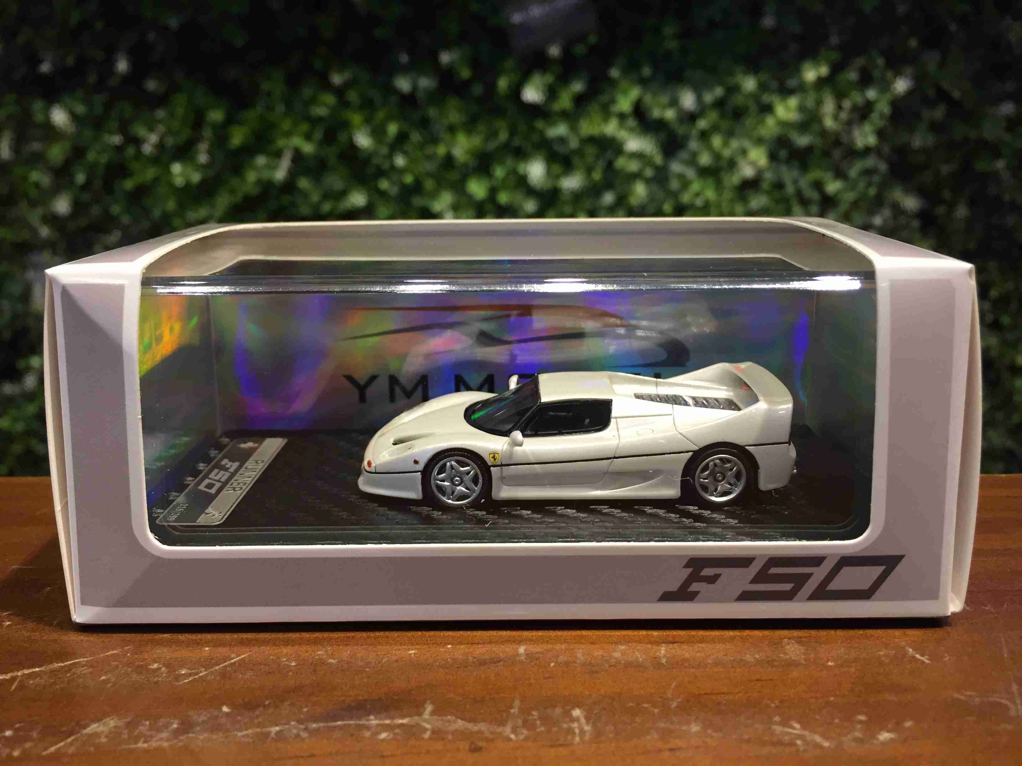 1/64 YM-Model Ferrari F50 Pearl White【MGM】