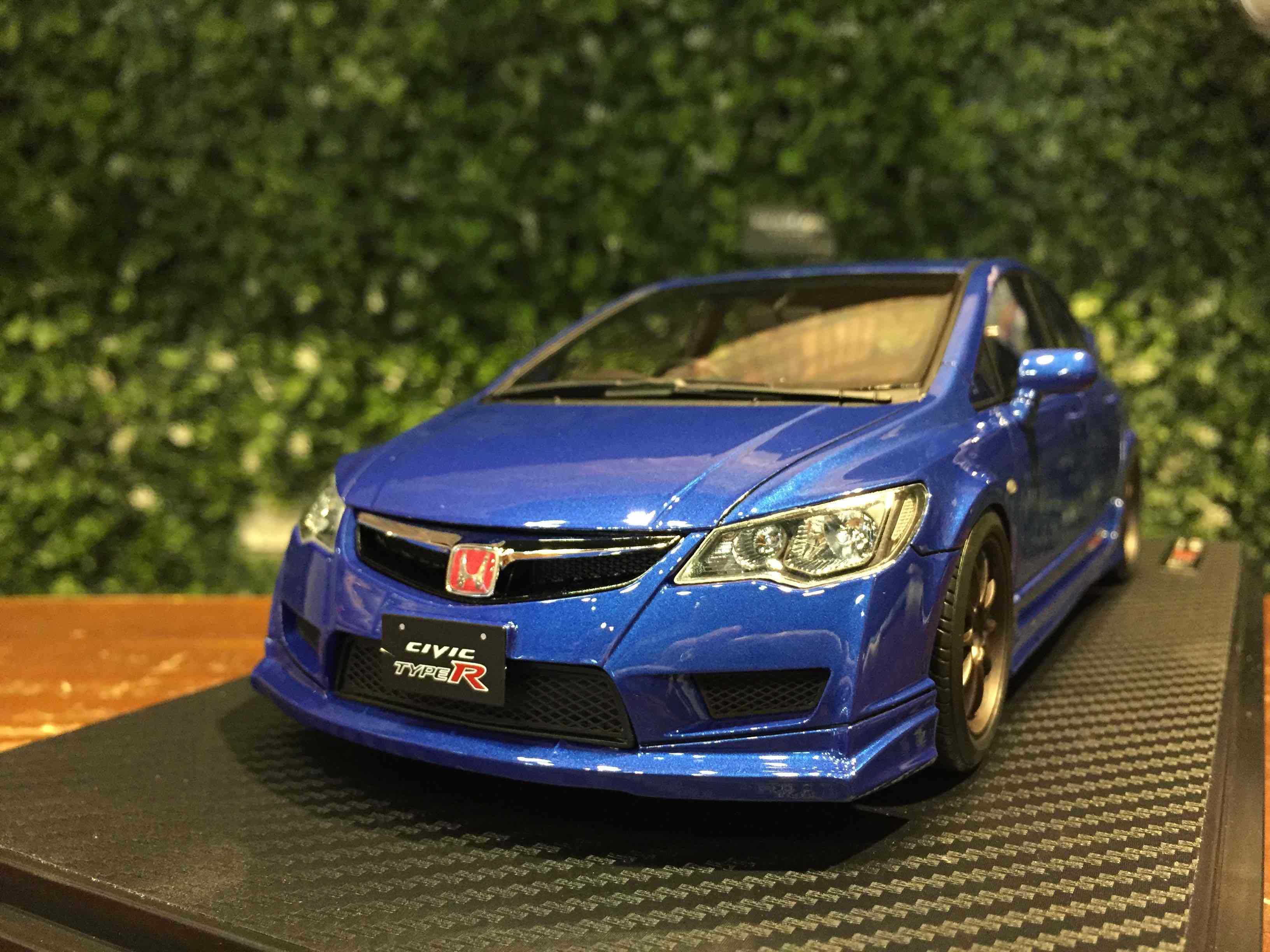 1/18 Ignition Honda Civic (FD2) Type R Blue IG2830【MGM】