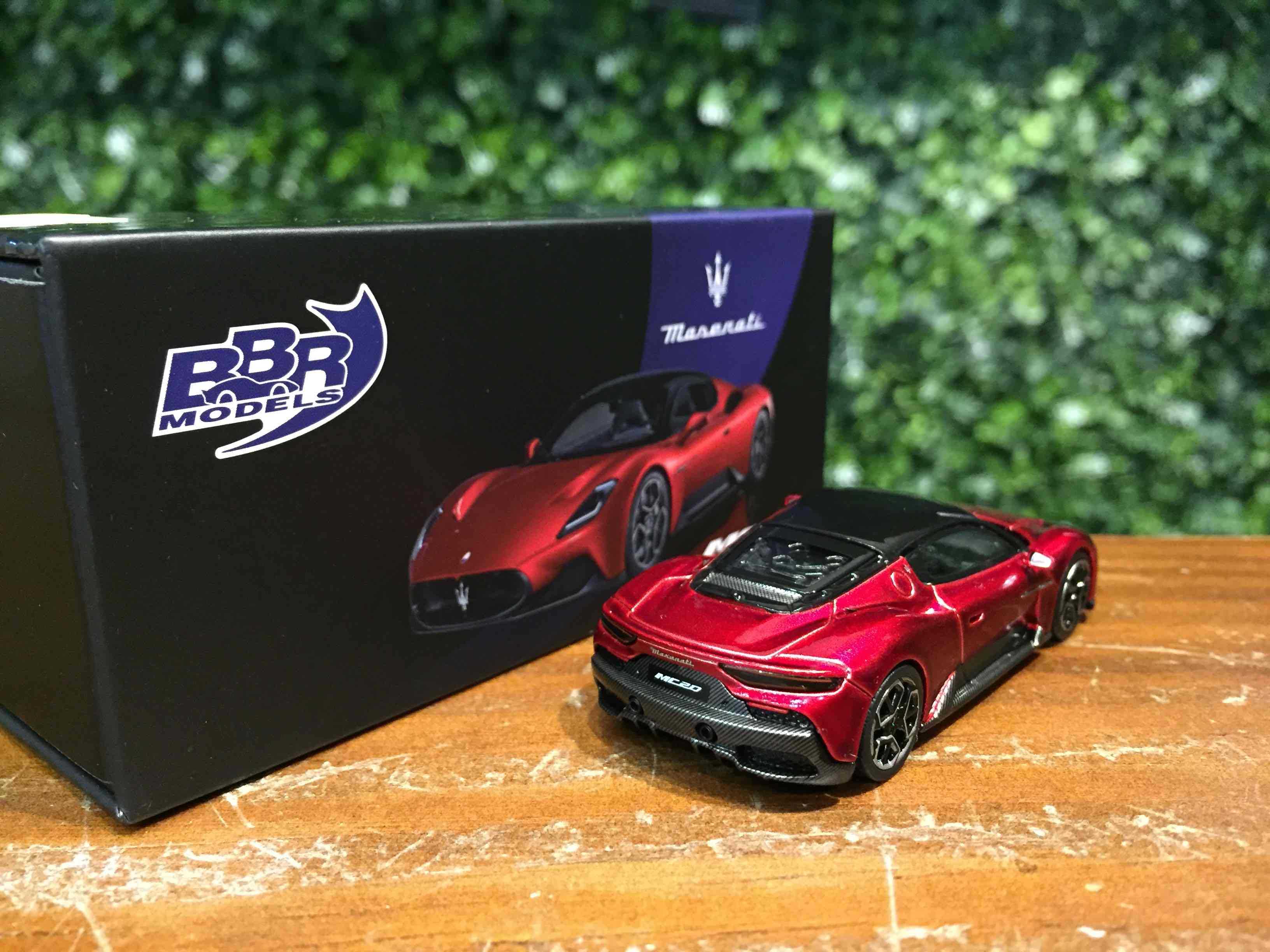 1/64 BBR Maserati MC20 Rosso Vincente BBRDIE6403【MGM】