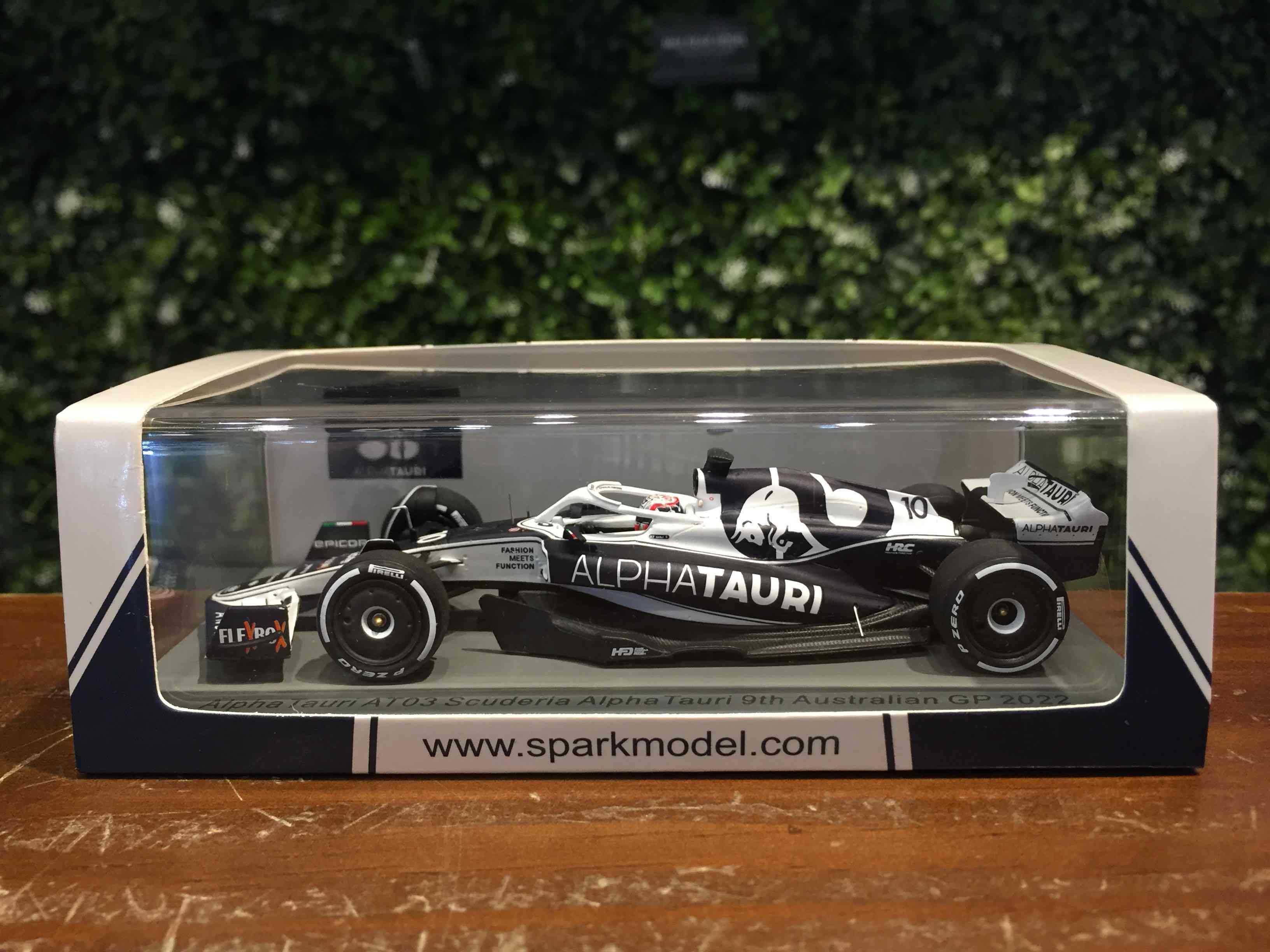 1/43 Spark AlphaTauri AT03 Pierre Gasly 9th 2022 S8526【MGM】