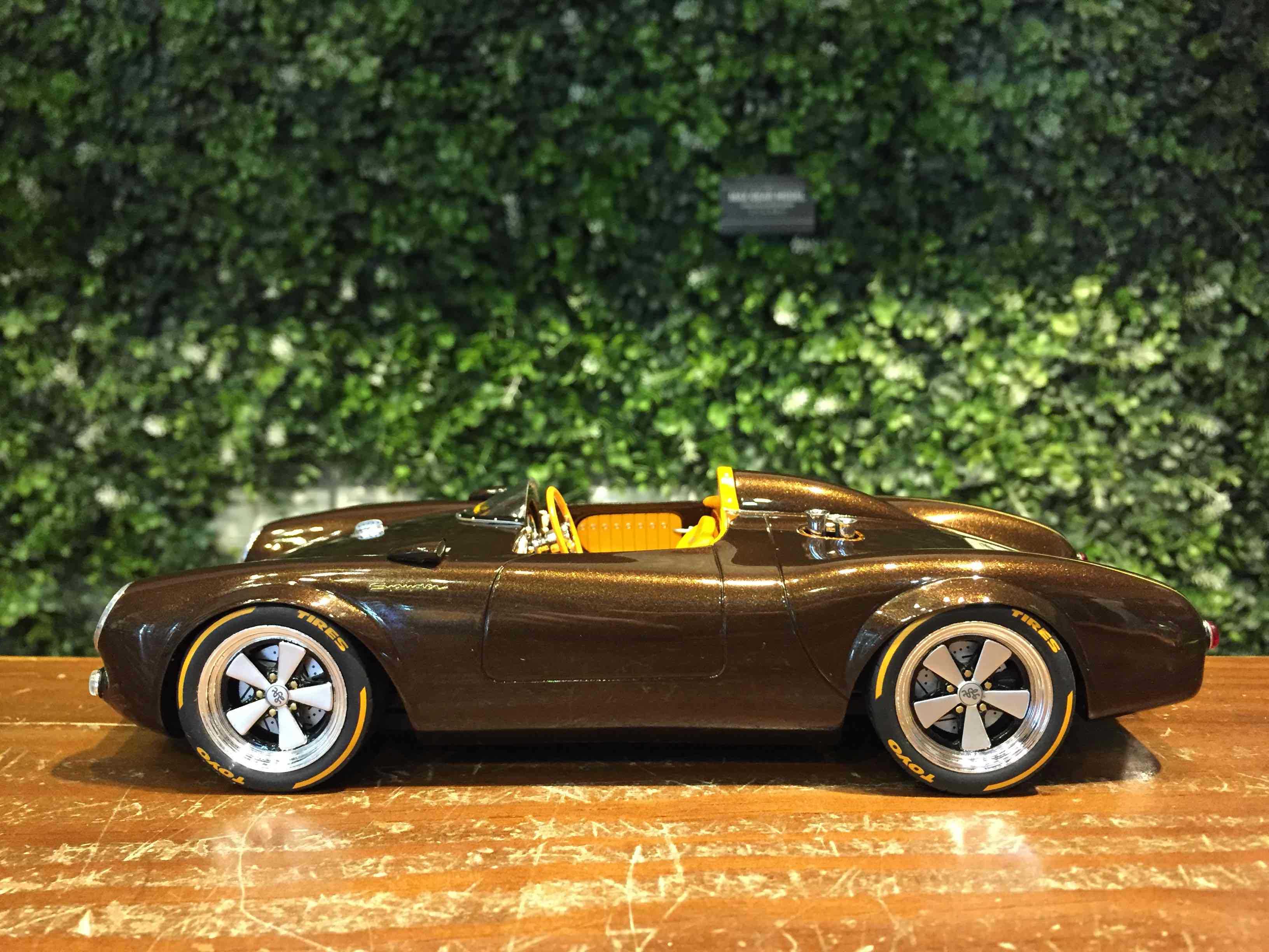 1/18 GT Spirit Porsche 550 Spyder S-Klub Brown GT416【MGM】