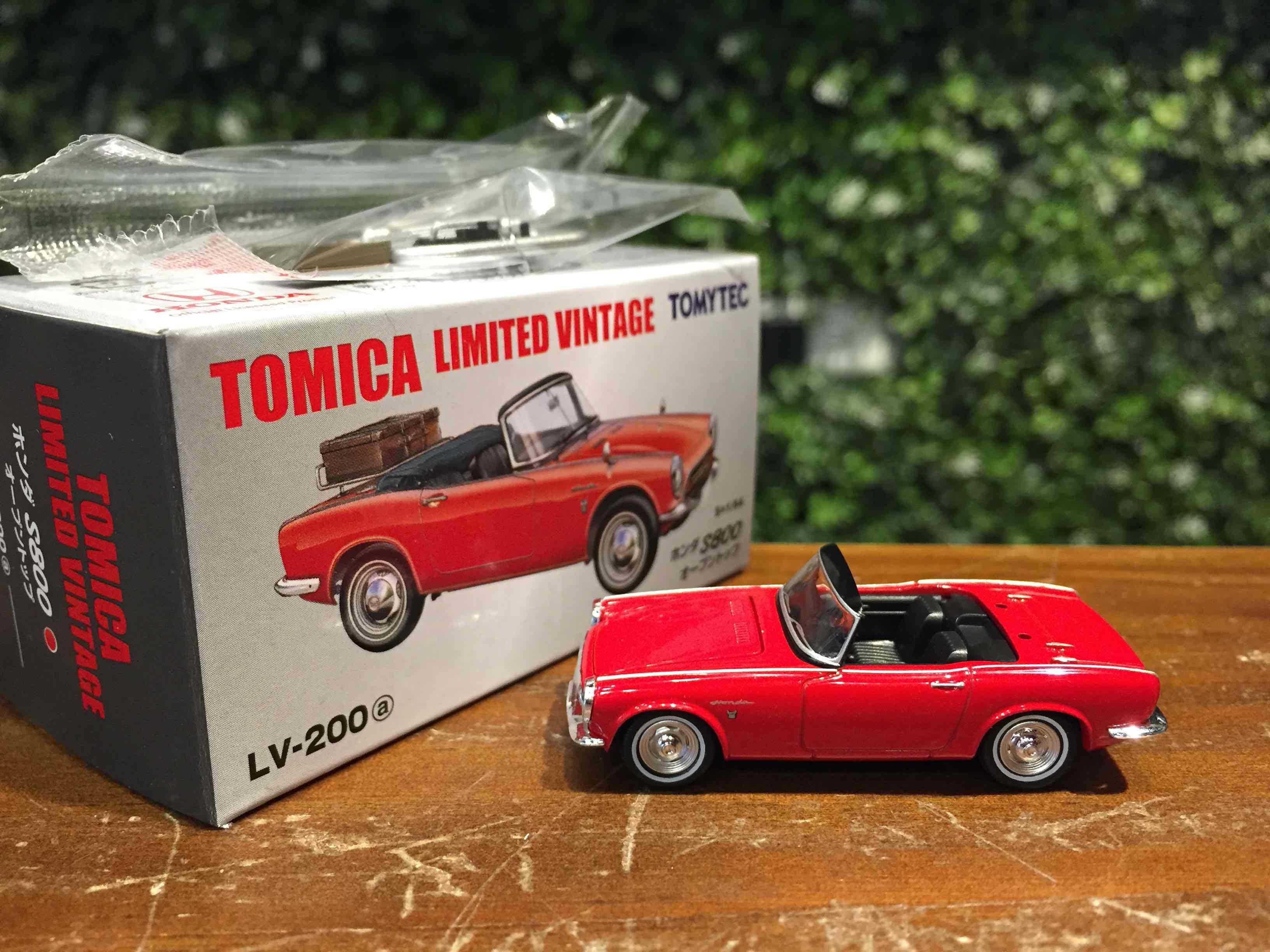 1/64 Tomica Honda S800 Open Top Red LV-200a【MGM】