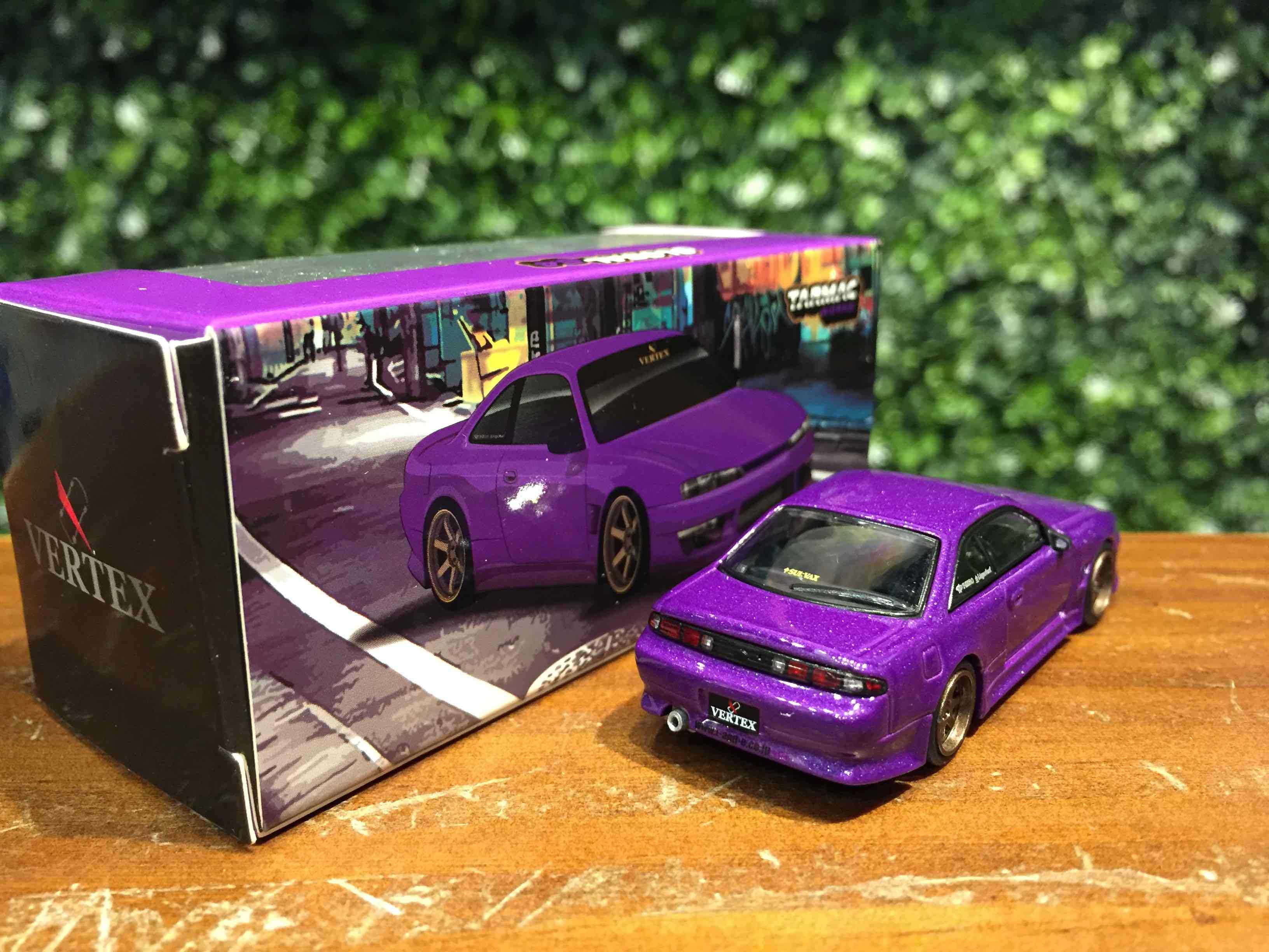 1/64 Tarmac Vertex Nissan Silvia S14 Purple T64G018PU【MGM】