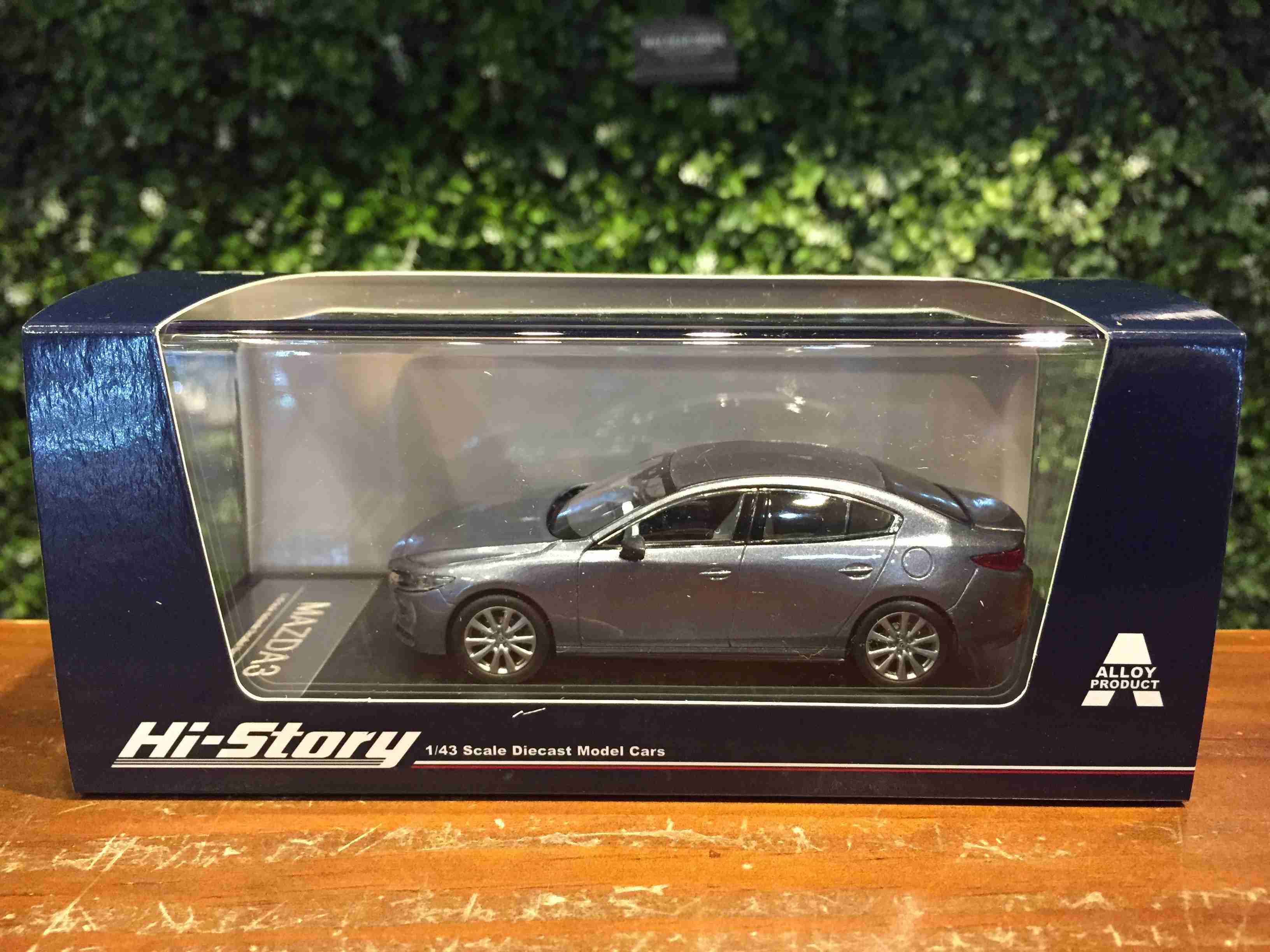 1/43 Hi-Story Mazda 3 Sedan 2019 Machine Gray HS259MG【MGM】