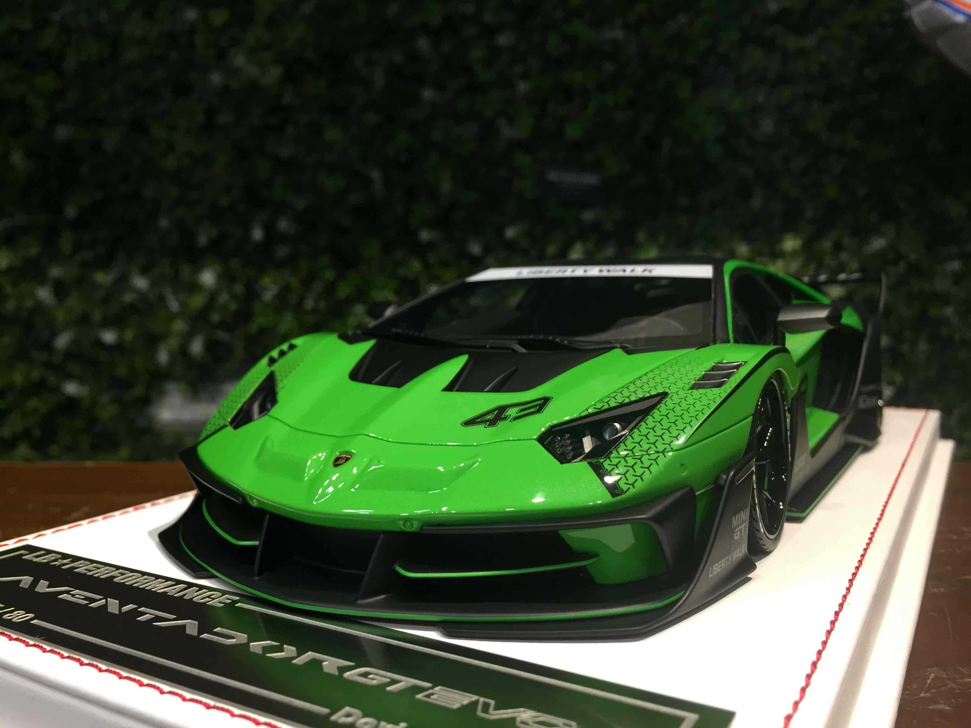 1/18 D\u0026G LBWK Aventador GT EVO Pearl Green DG180223C【MGM】