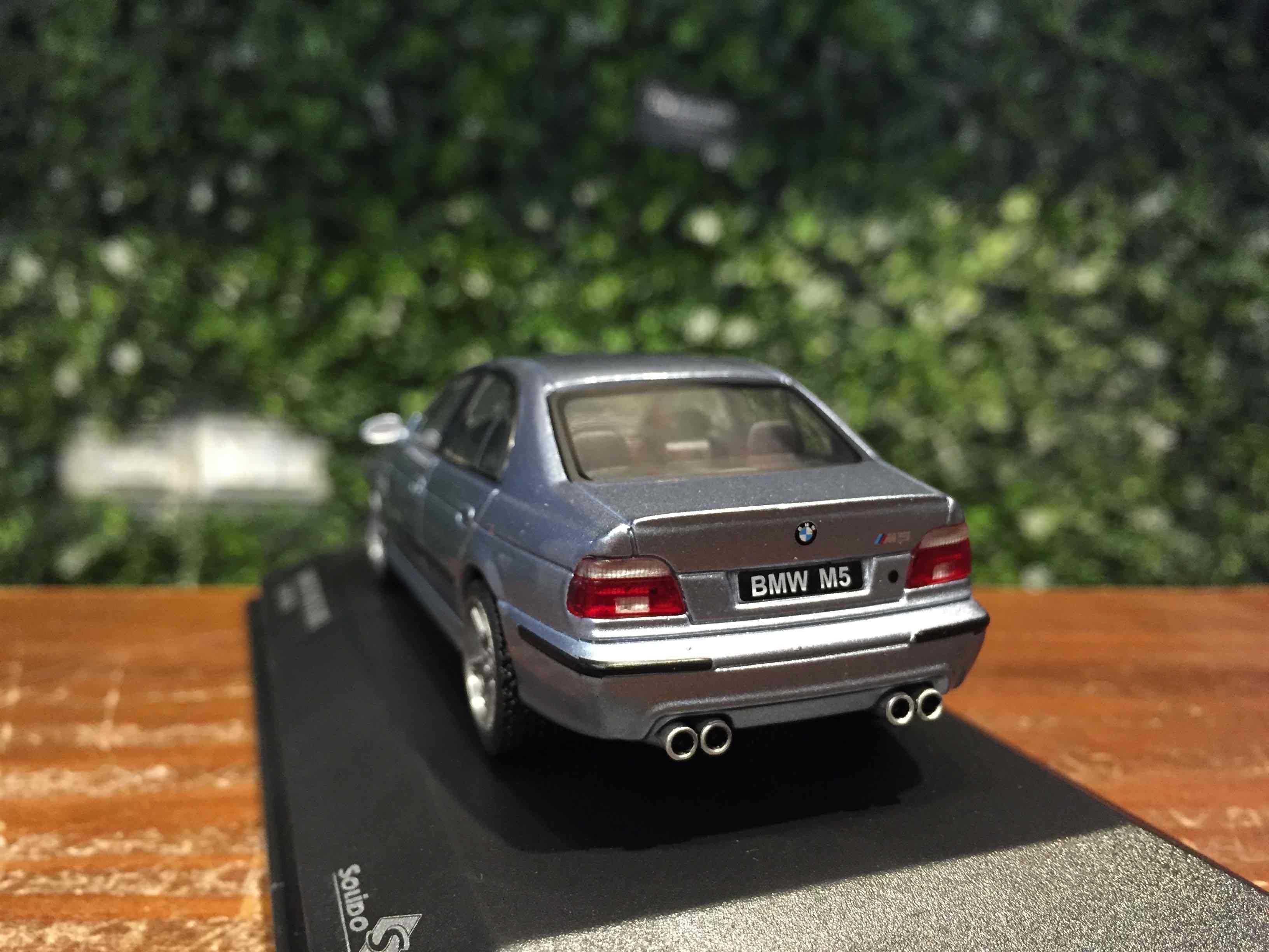 1/43 Solido BMW M5 (E39) 2000 Silver Blue S4310503【MGM】