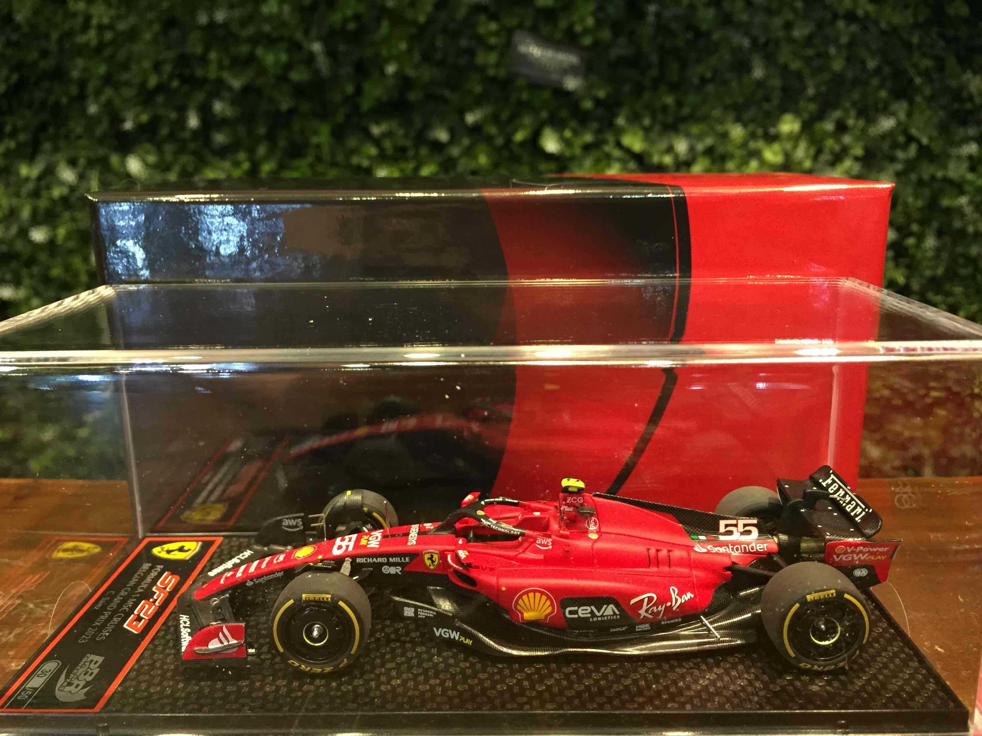 1/43 BBR Ferrari SF23 Carlo Sainz Belgium 2023 BBRC289B【MGM】