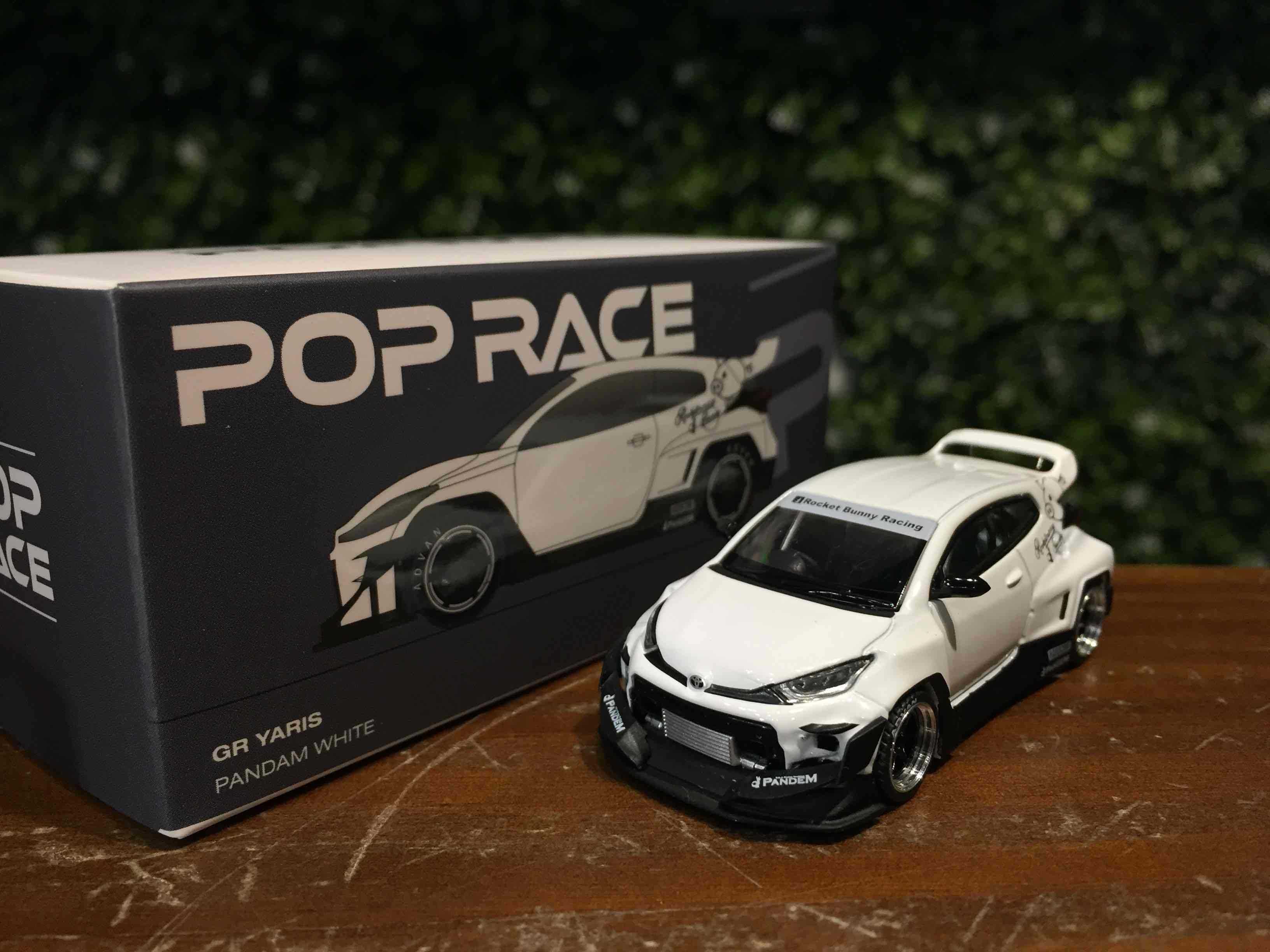 1/64 POPRACE Pandem Toyota GR Yaris White【MGM】