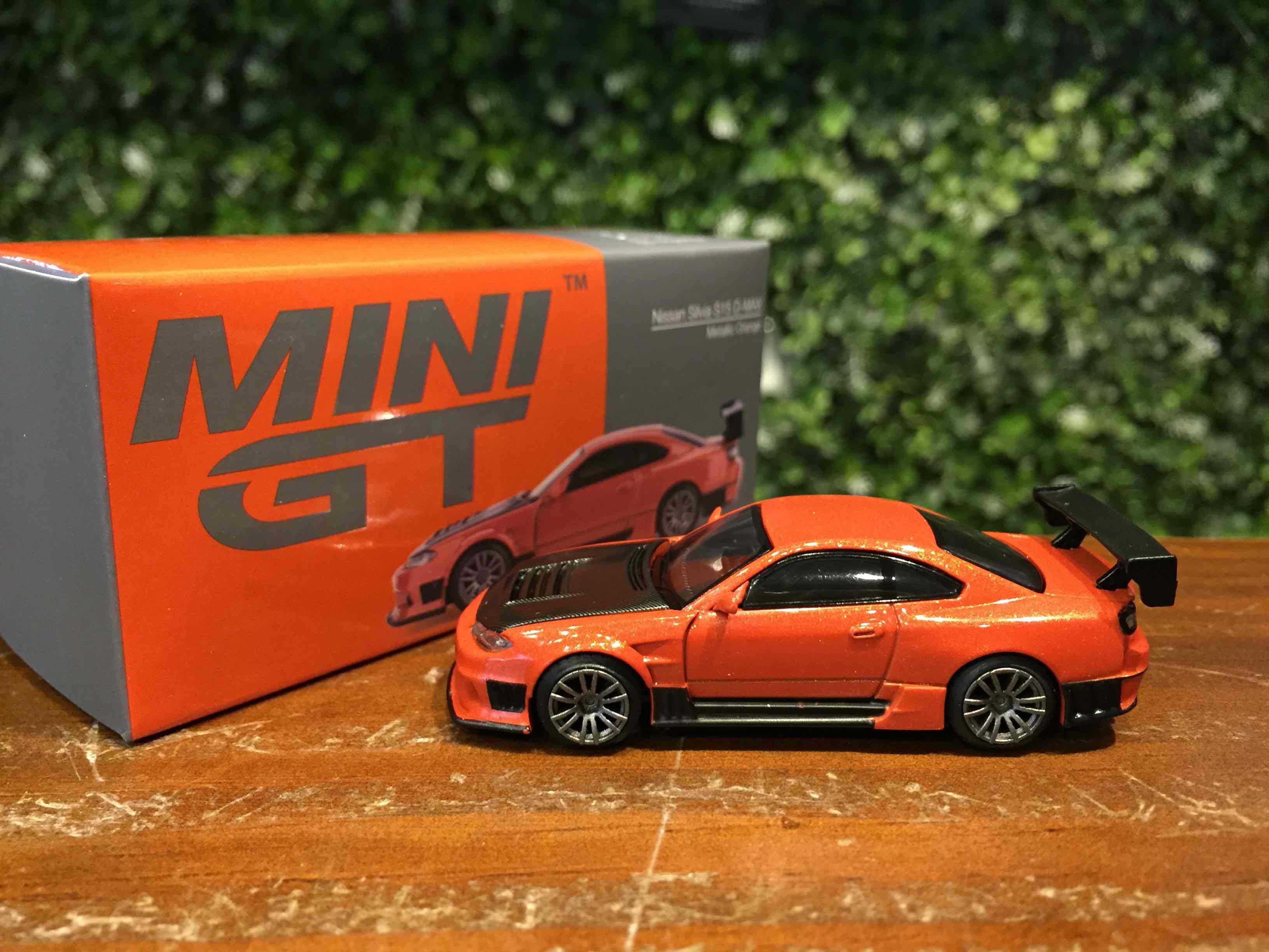 1/64 MiniGT Nissan Silvia (S15) D-Max Orange MGT00581R【MGM】