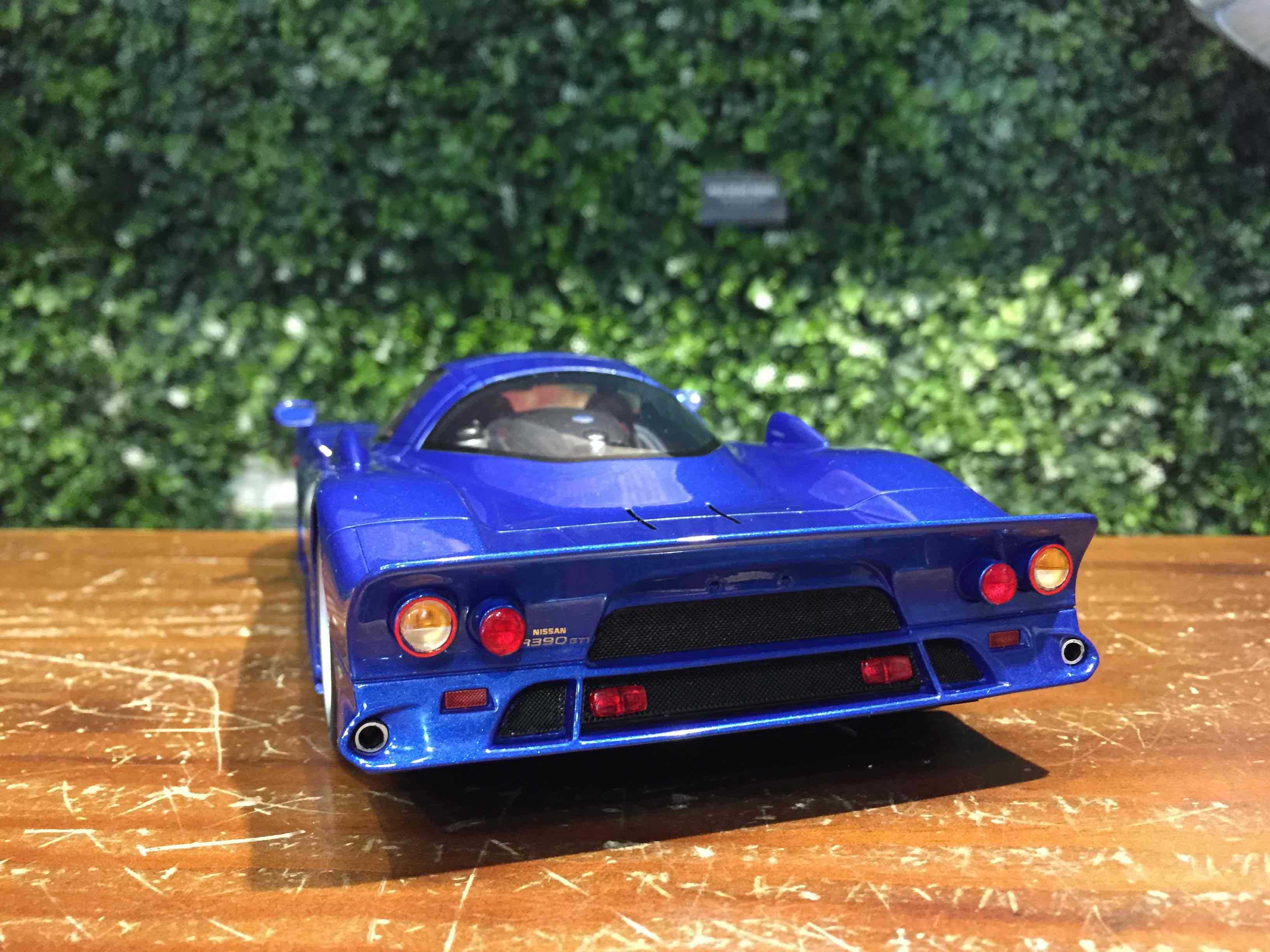 1/18 GT Spirit Nissan R390 GT1 Road Car Blue GT403【MGM】