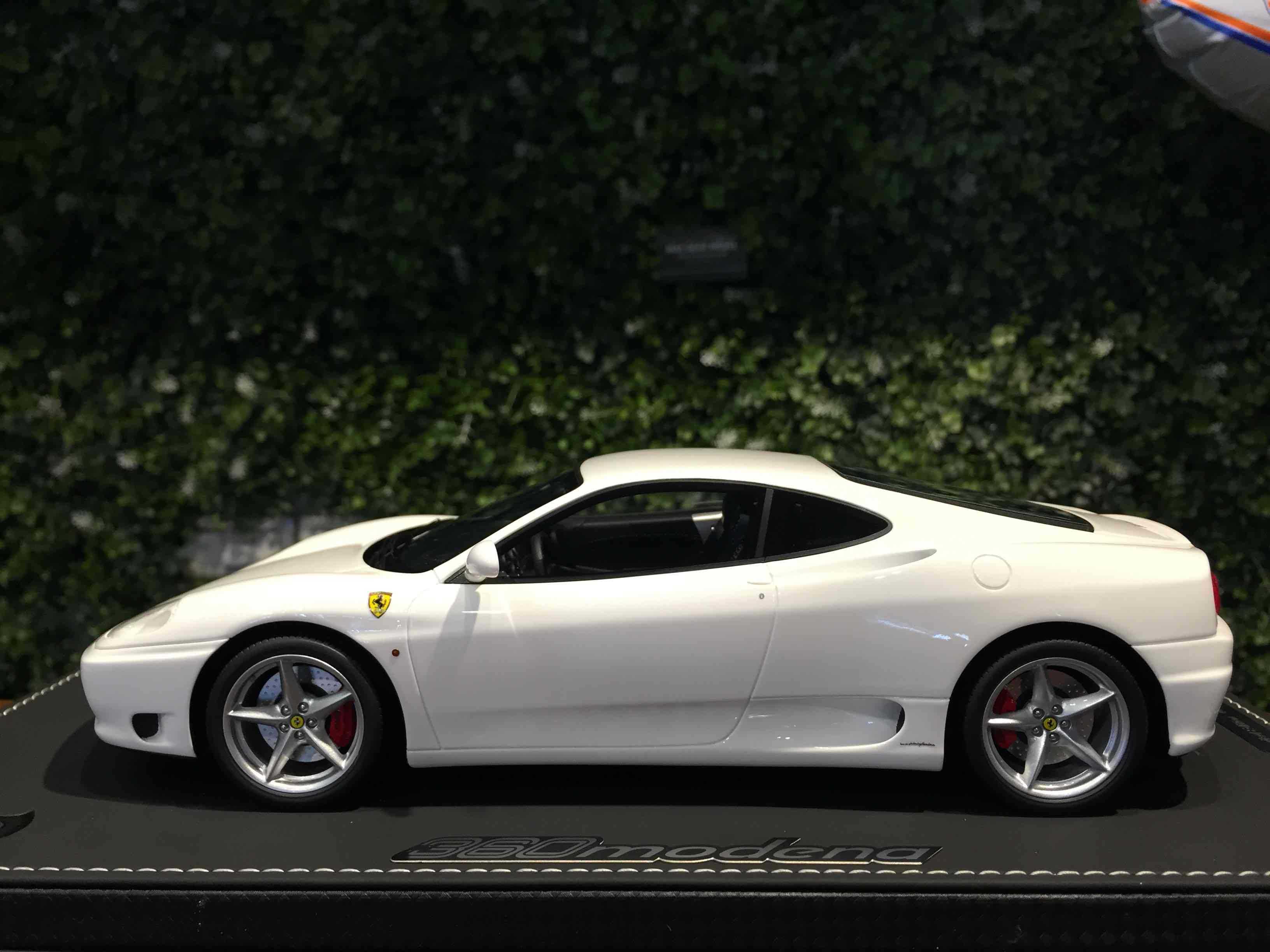 1/18 BBR Ferrari 360 Modena 1999 Bianco P18172C【MGM】