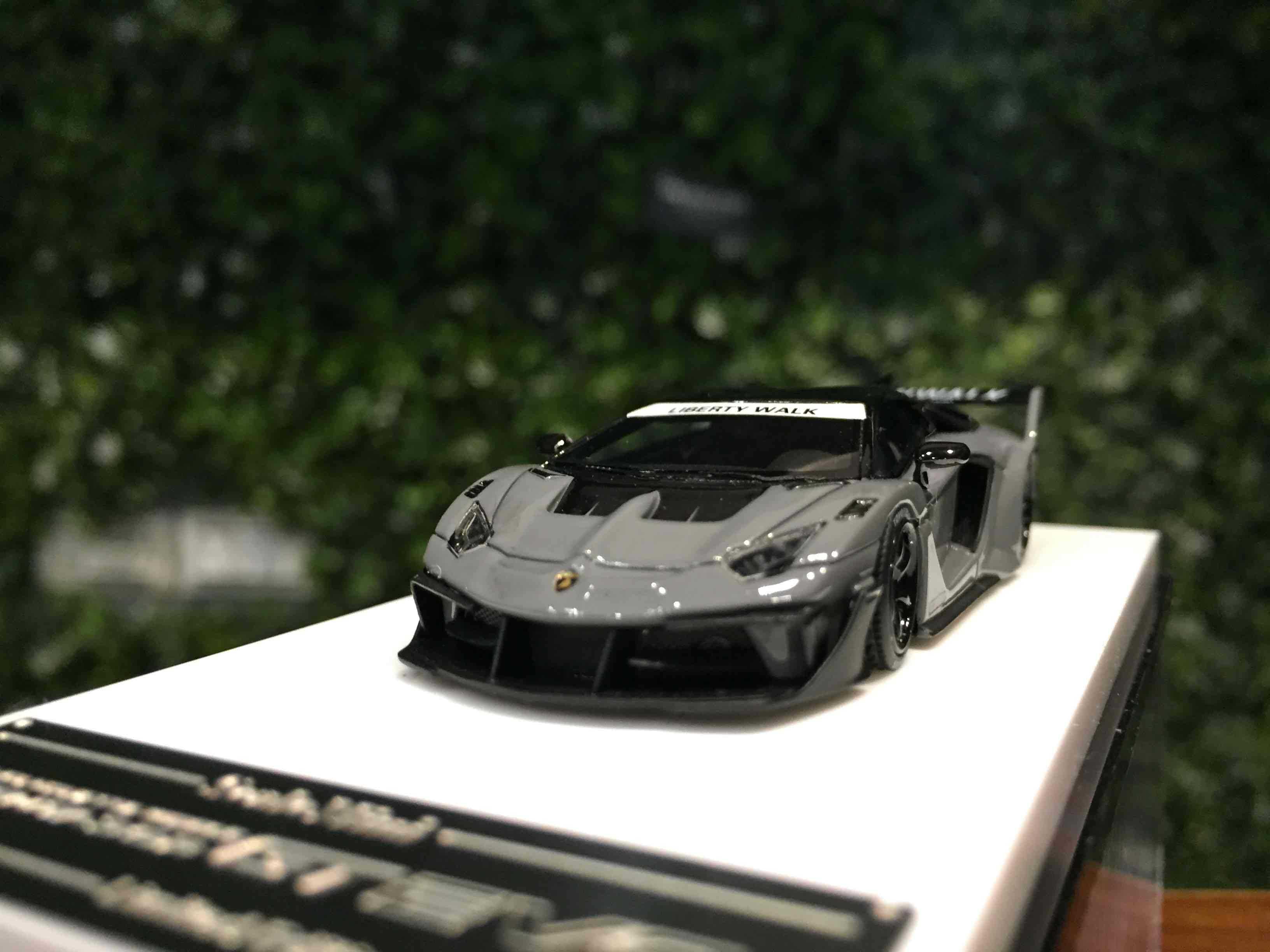 1/64 ScaleMini LBWK Aventador GT EVO Cement Grey【MGM】