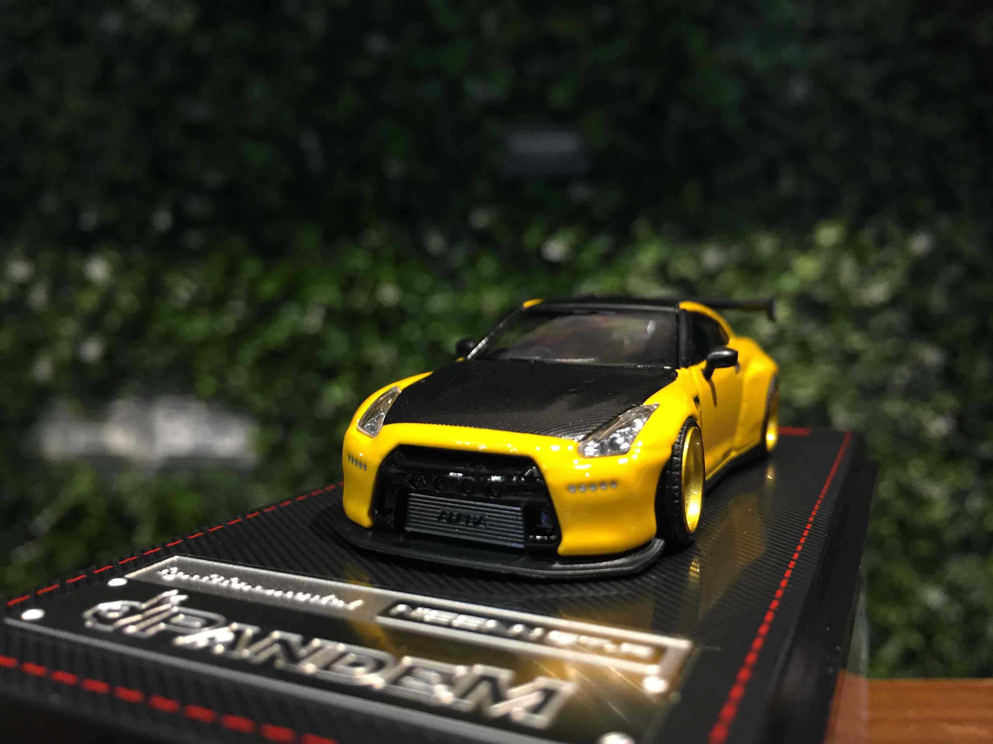 1/64 Ignition Pandem Nissan GT-R (R35) Yellow IG2797【MGM】