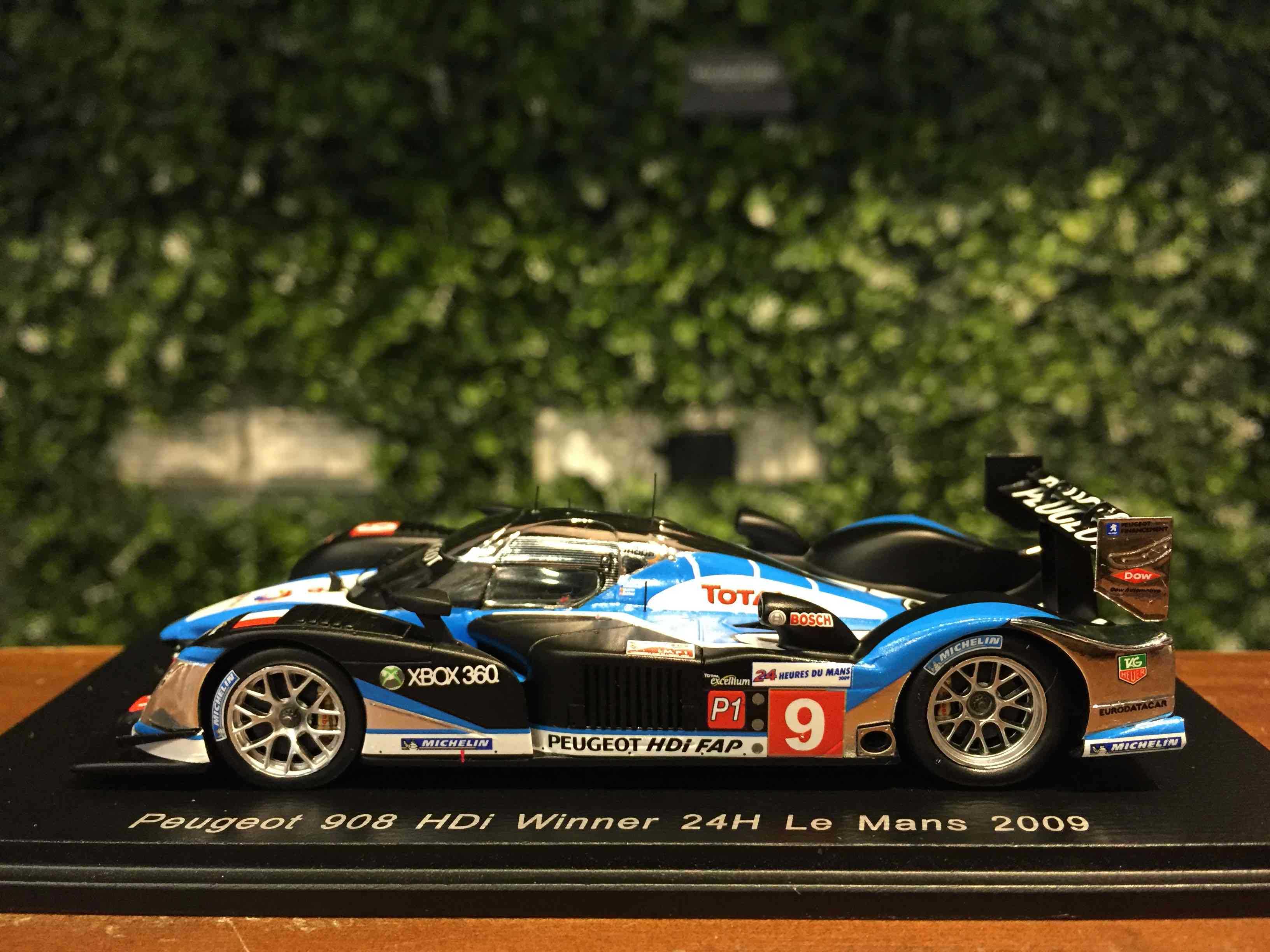 1/43 Spark Peugeot 908 HDi #9 Winner LeMans 2009 43LM09【MGM】