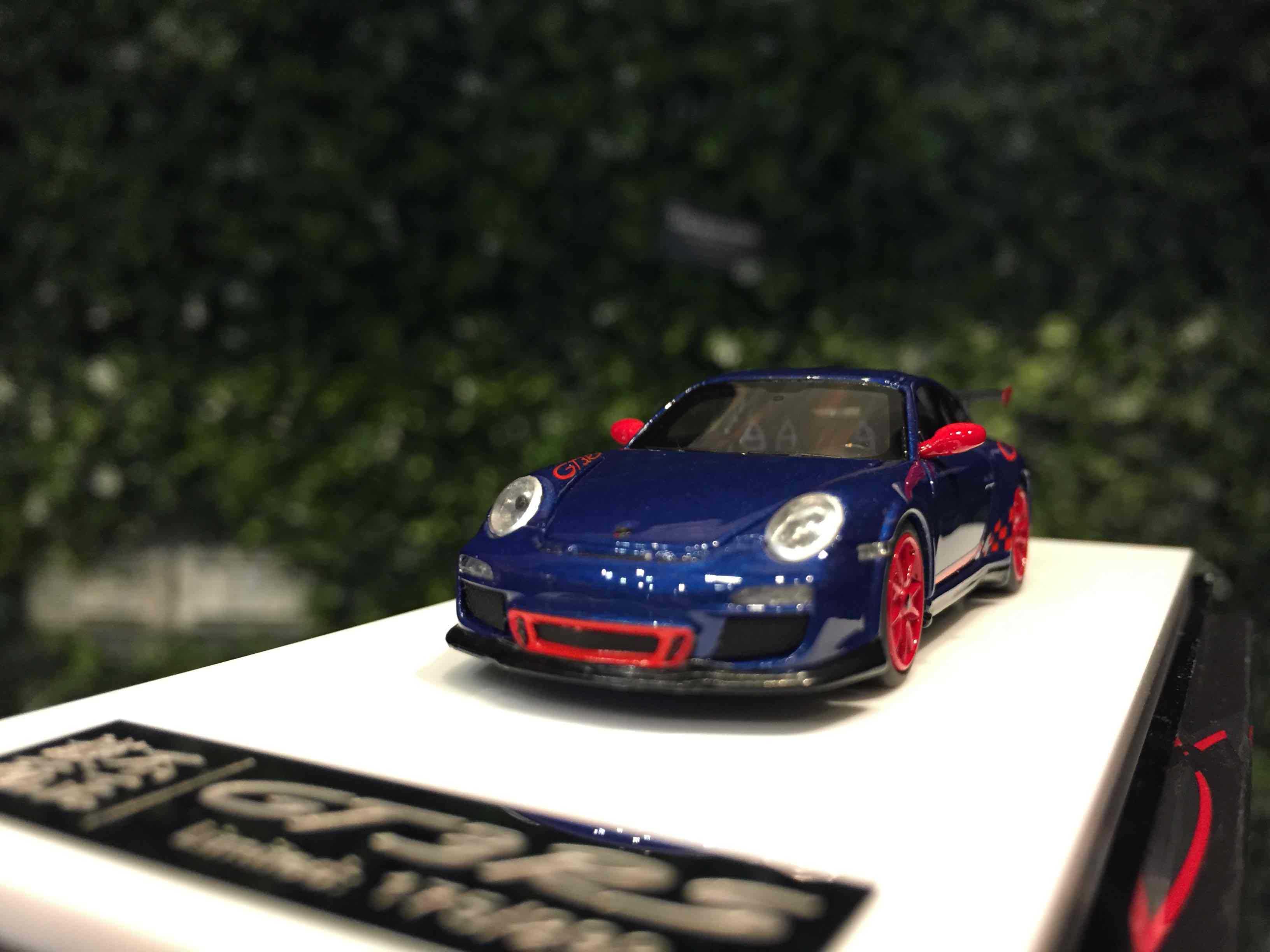 1/64 CarsLounge Porsche 911 (997) GT3 RS Aqua Blue【MGM】