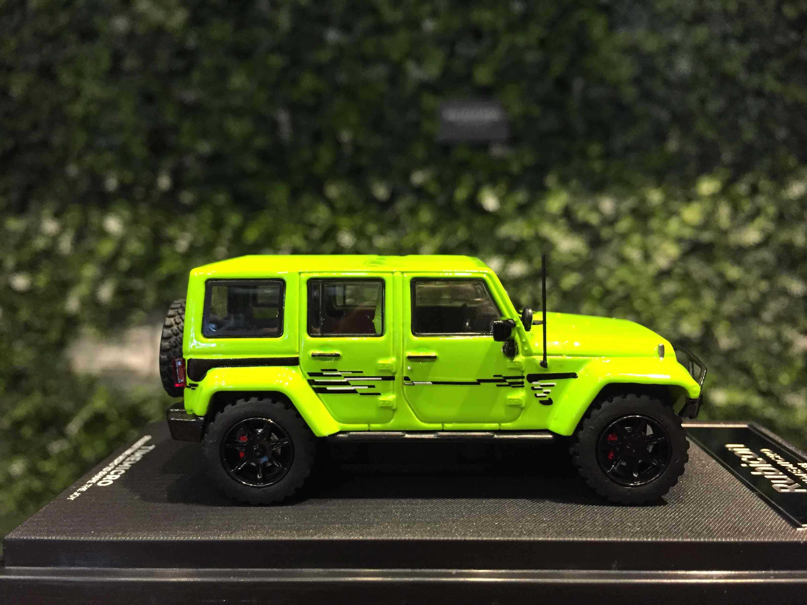 1/64 TimeModel Jeep Wrangler Rubicon Green TM640310【MGM】