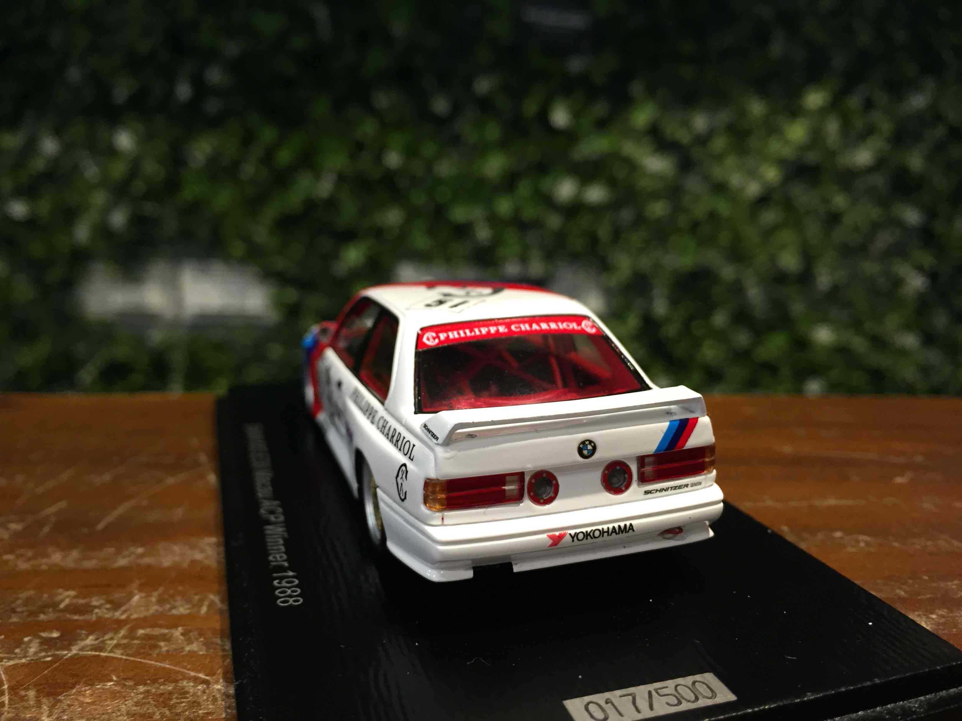 1/43 Spark BMW M3 E30 Macau ACP Winner 1988 SA270【MGM】