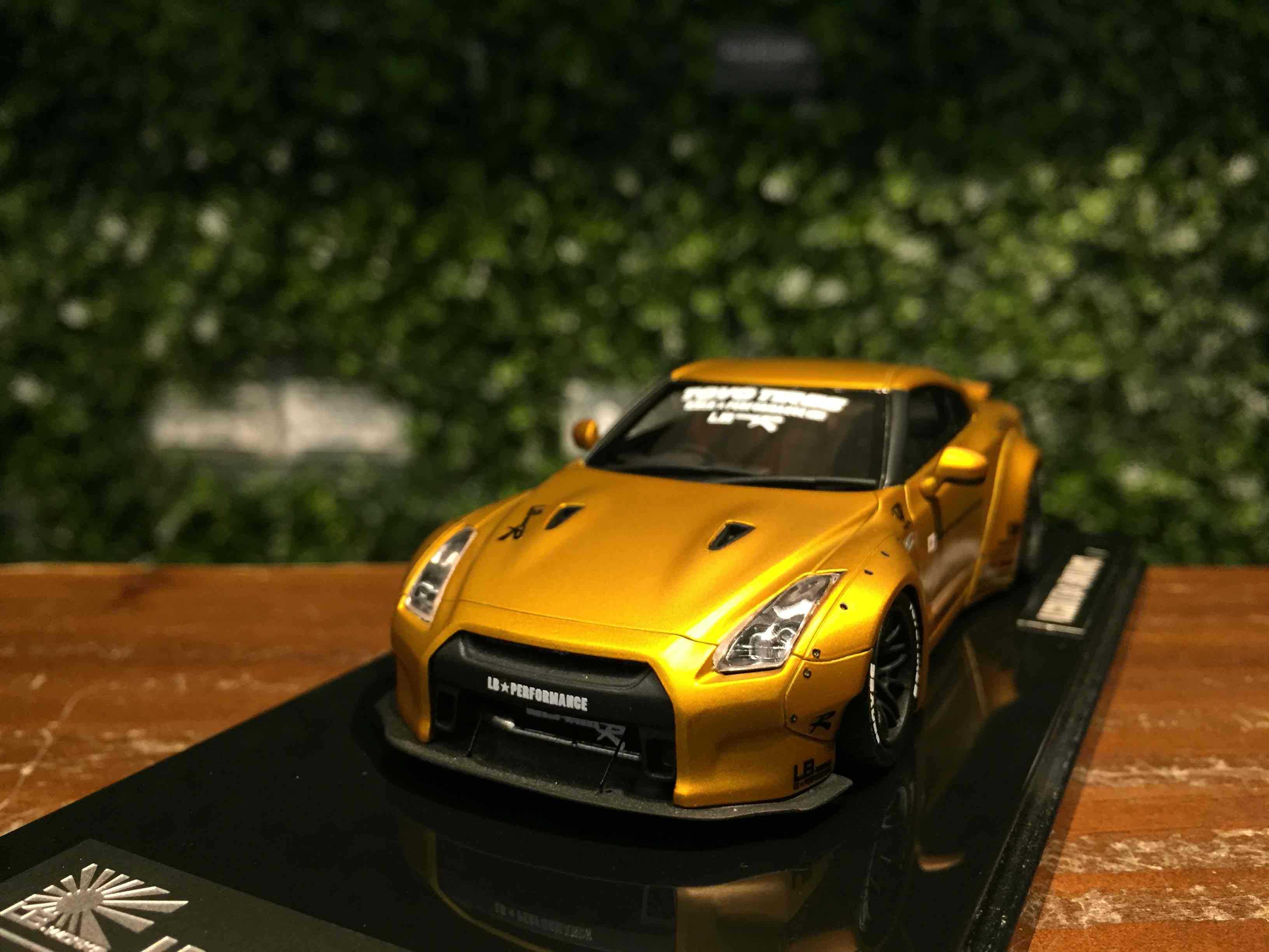 1/43 Onemodel LB-Works Nissan GT-R (R35) Duck Tail Gold【MGM】