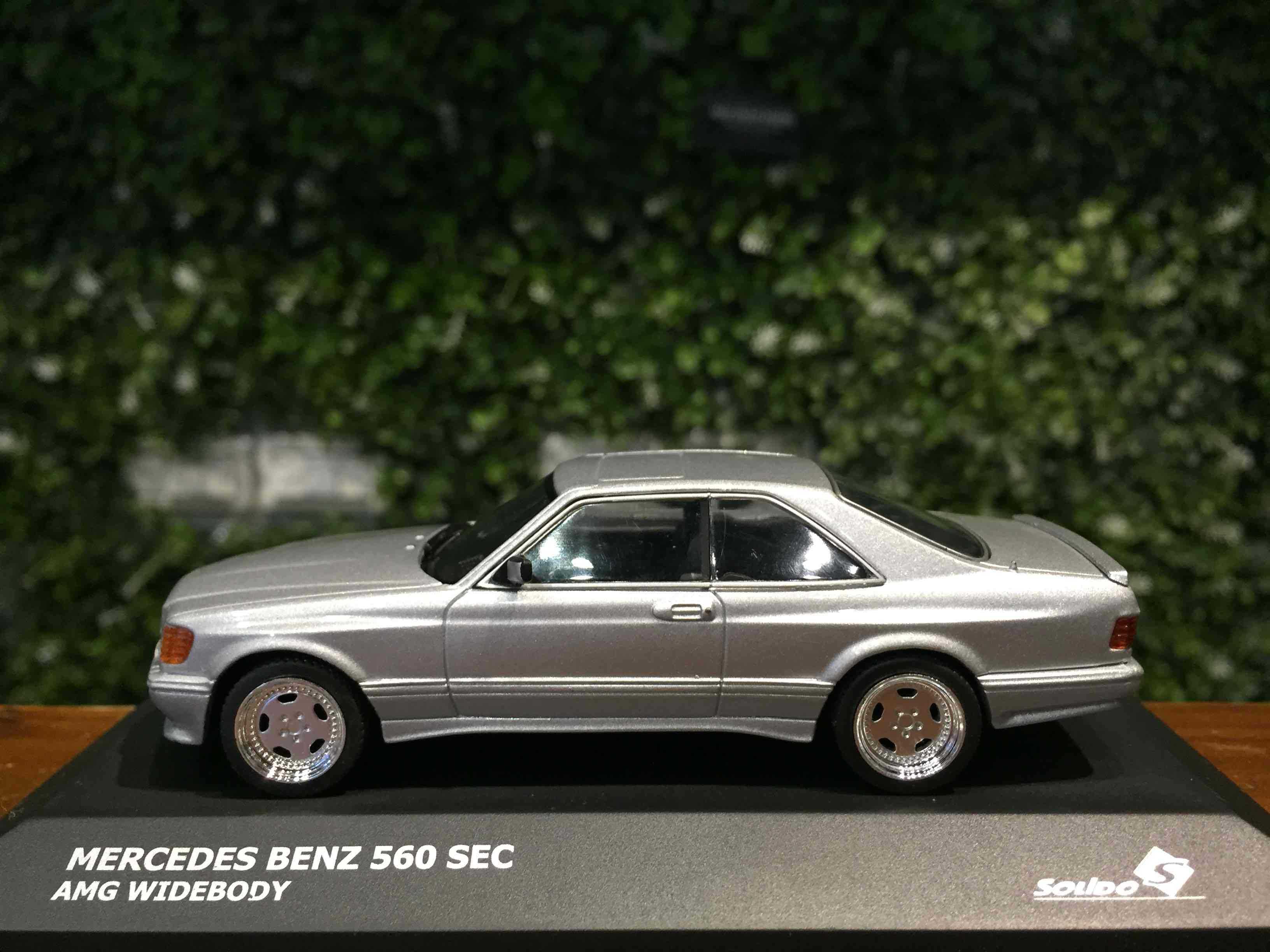 1/43 Solido Mercedes-Benz 560 SEC AMG WideBody S4310903【MGM】