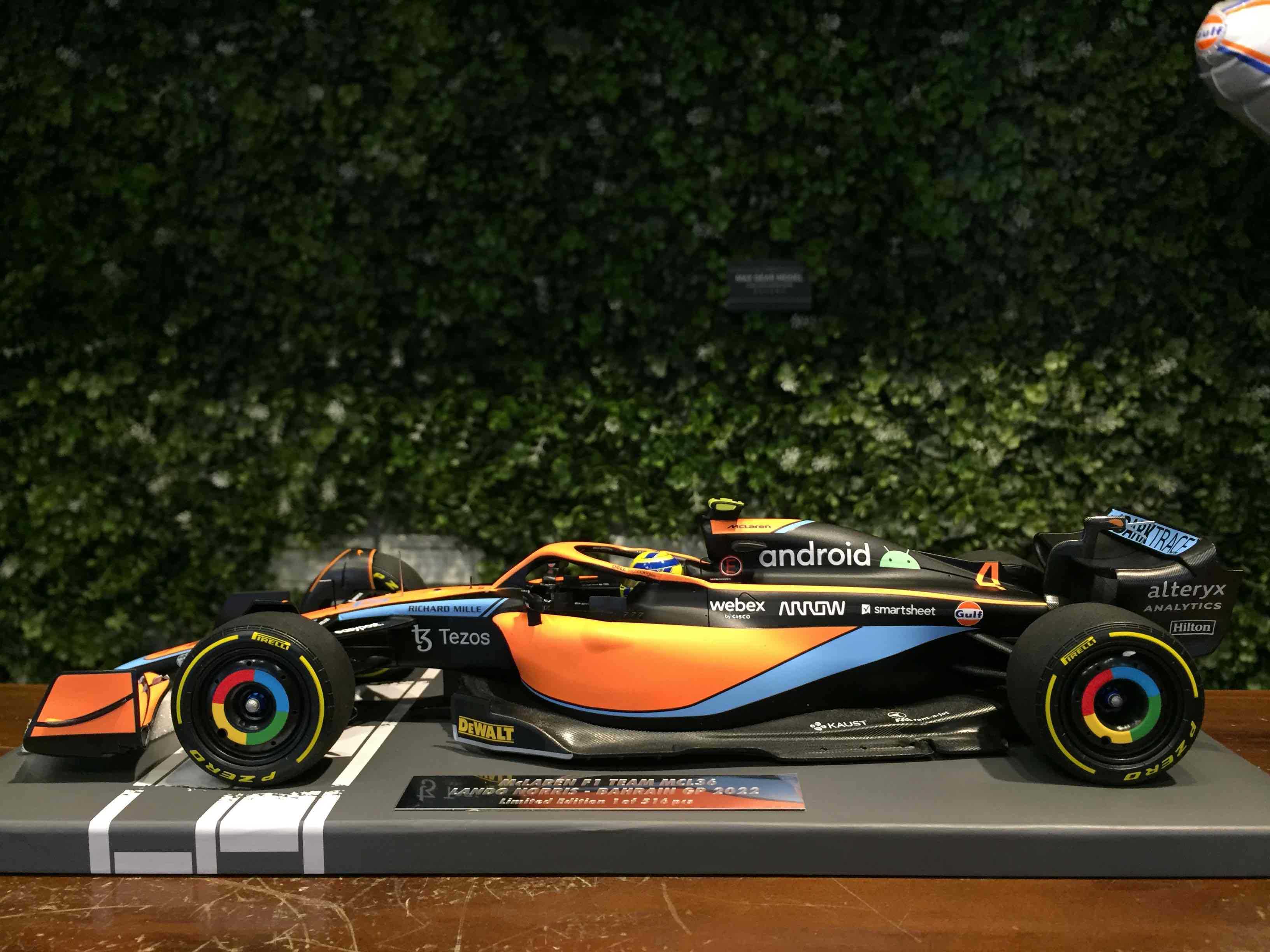 1/18 Minichamps McLaren MCL36 Lando Norris 537221804【MGM】