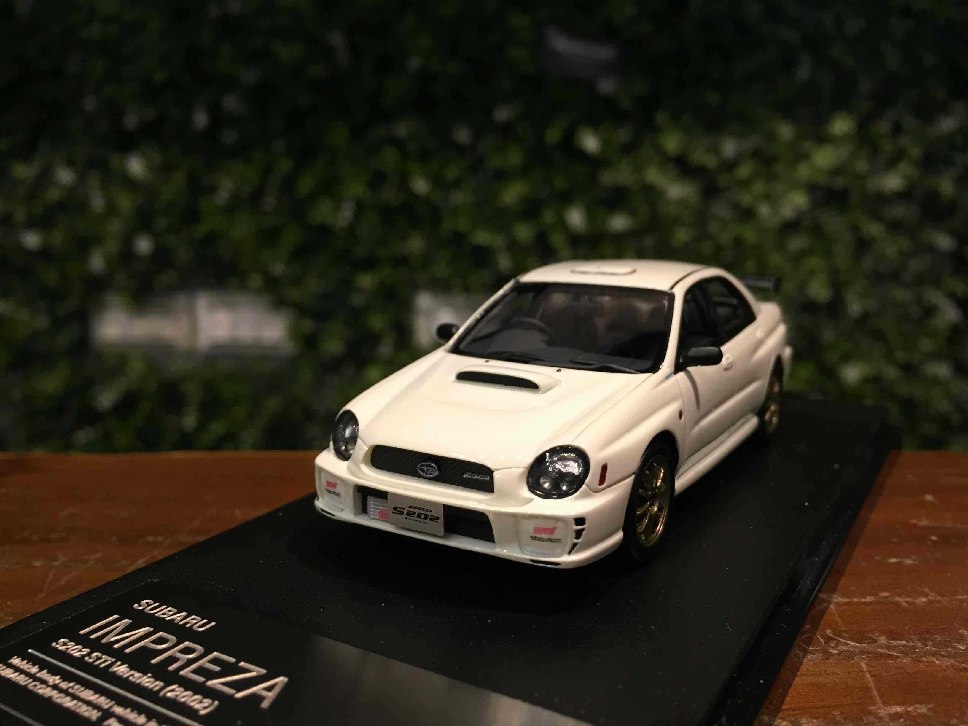 1/43 Hi-Story Subaru Impreza S202 STI 2002 HS402WH【MGM】