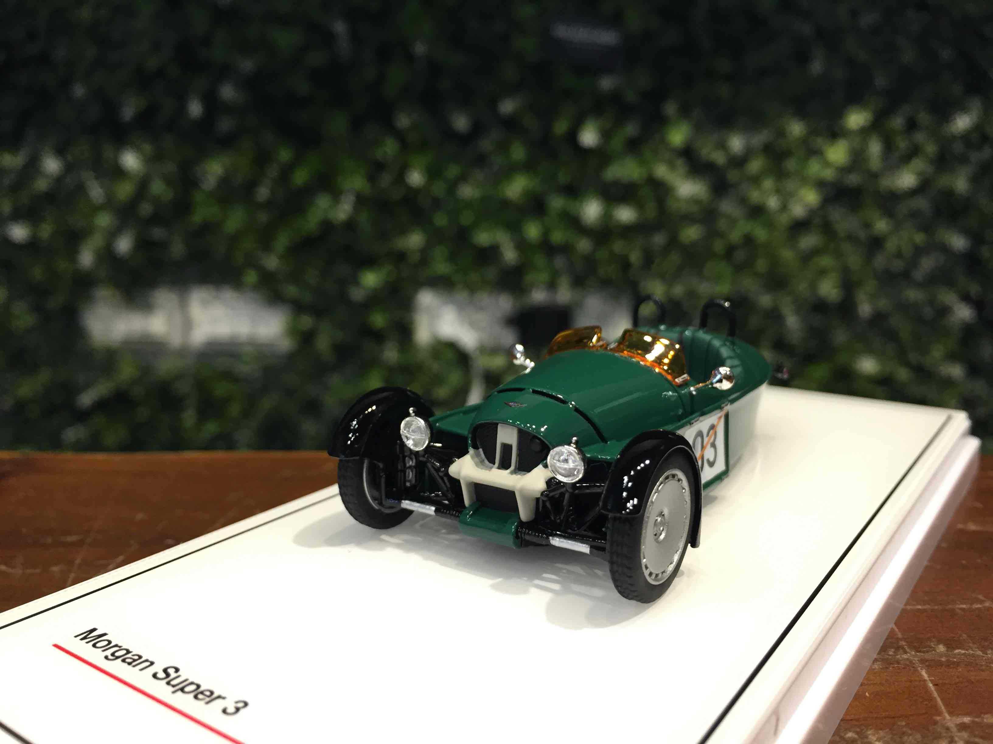 ミニカー　1/43 モーガン スーパー 3(ジェットグリーン) [TSM430741] TSM MODEL 1/43 モーガン スーパー 3 ジェット グリーン
