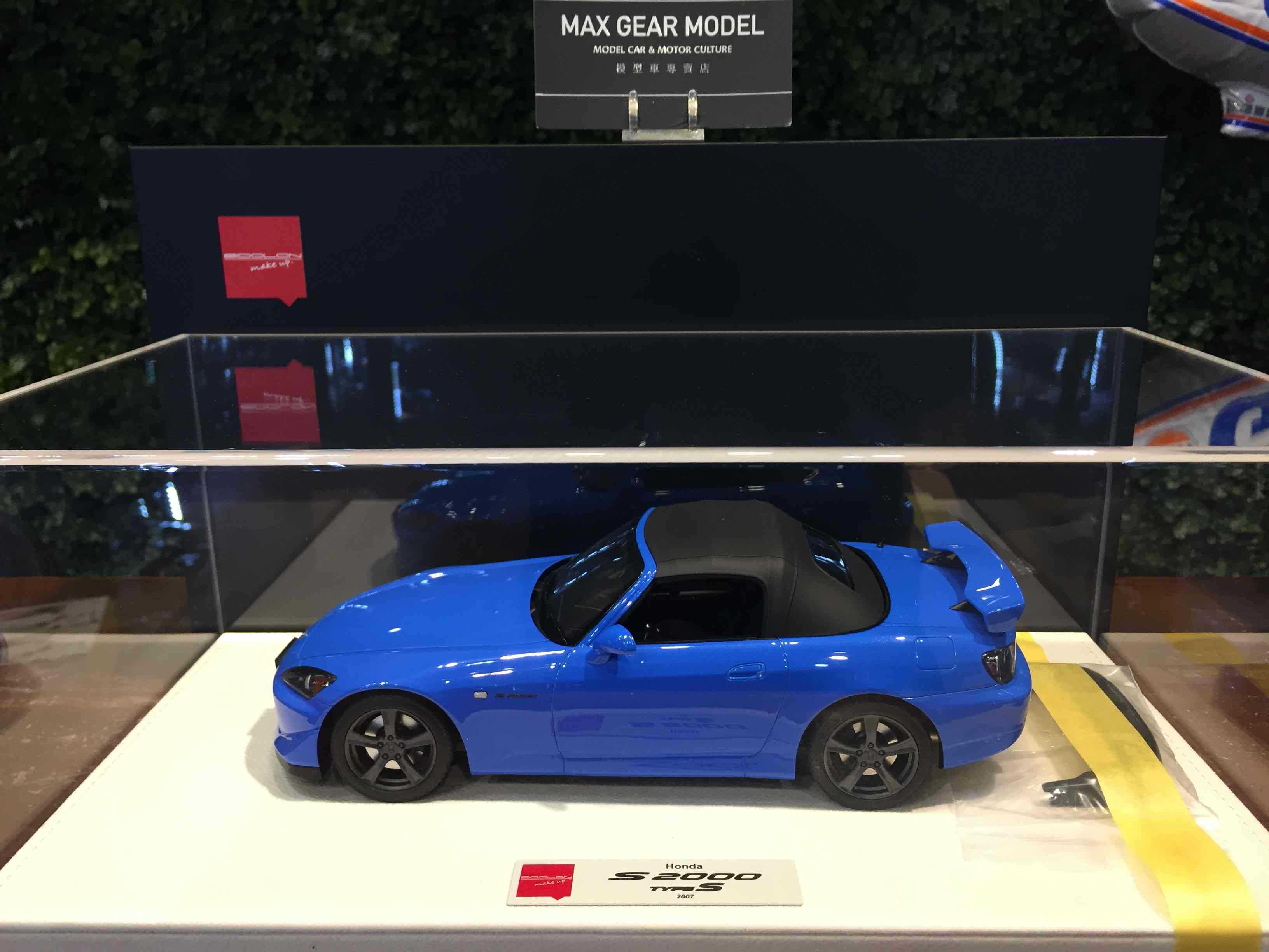 1/18 MakeUp Honda S2000 (AP2) Type-S 2007 Blue EML114A【MGM】