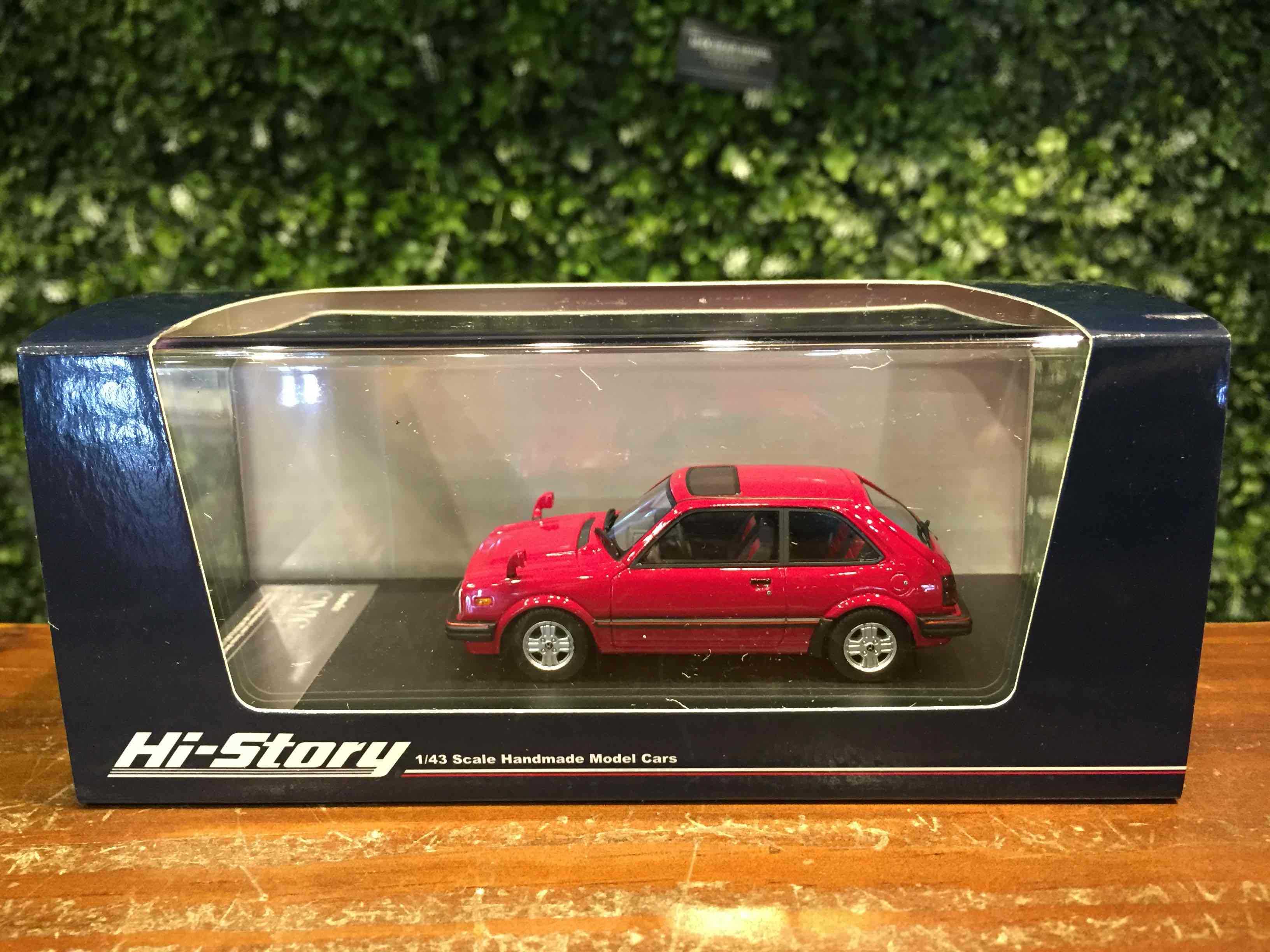 1/43 Hi-Story Honda Civic CX-S 1981 Red HS316RE【MGM】