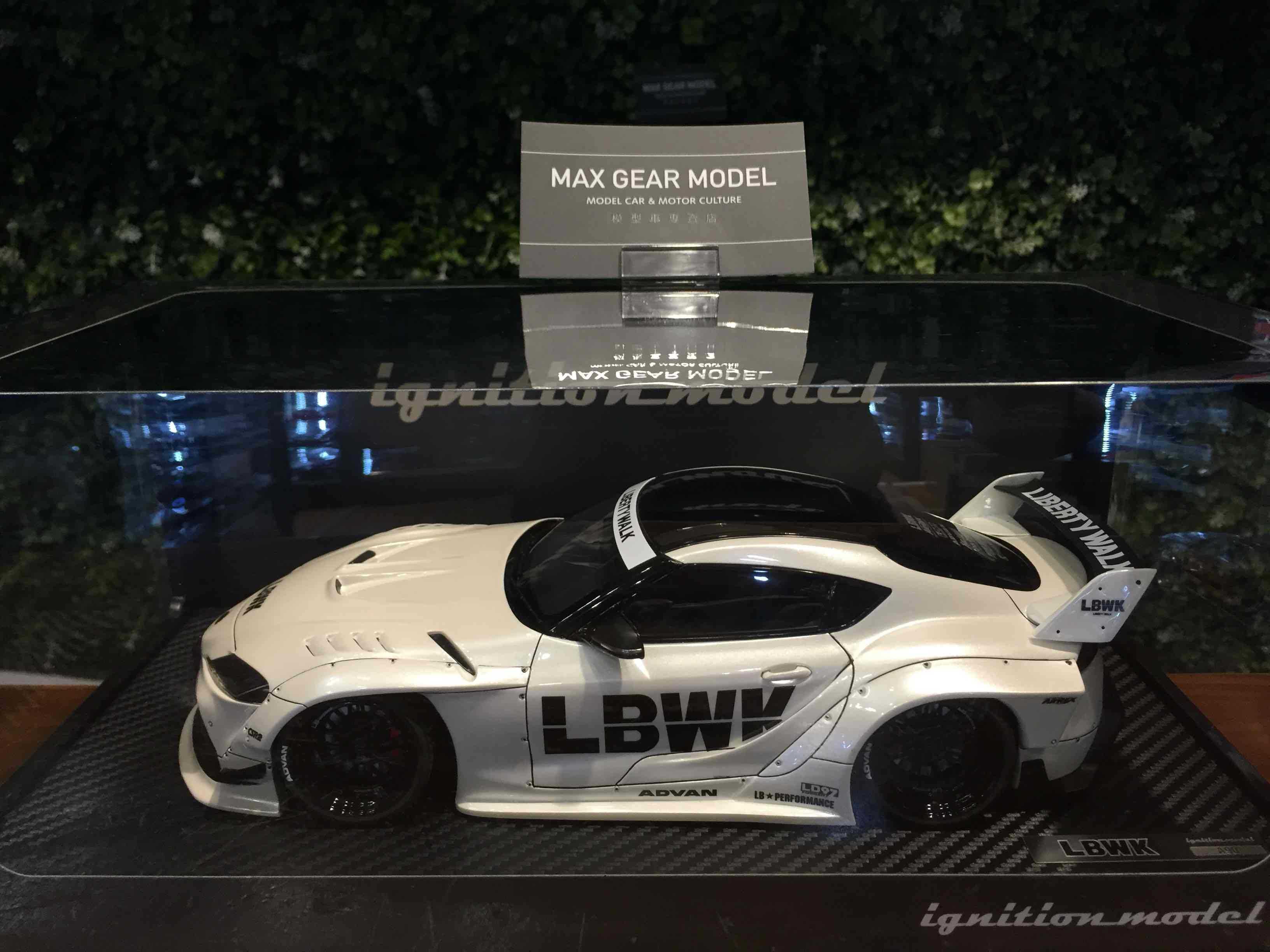 1/18 Ignition LB-Works Toyota Supra (A90) White IG2648【MGM】