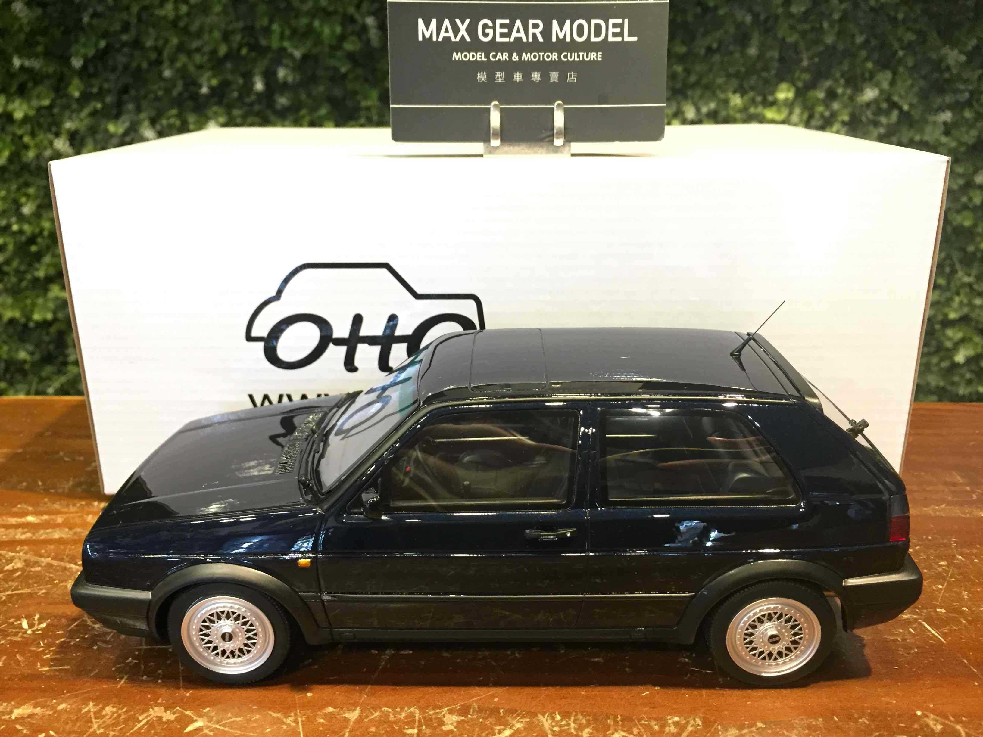 1/18 OTTO Volkswagen VW Golf GTI MK2 Blue OT1030【MGM】