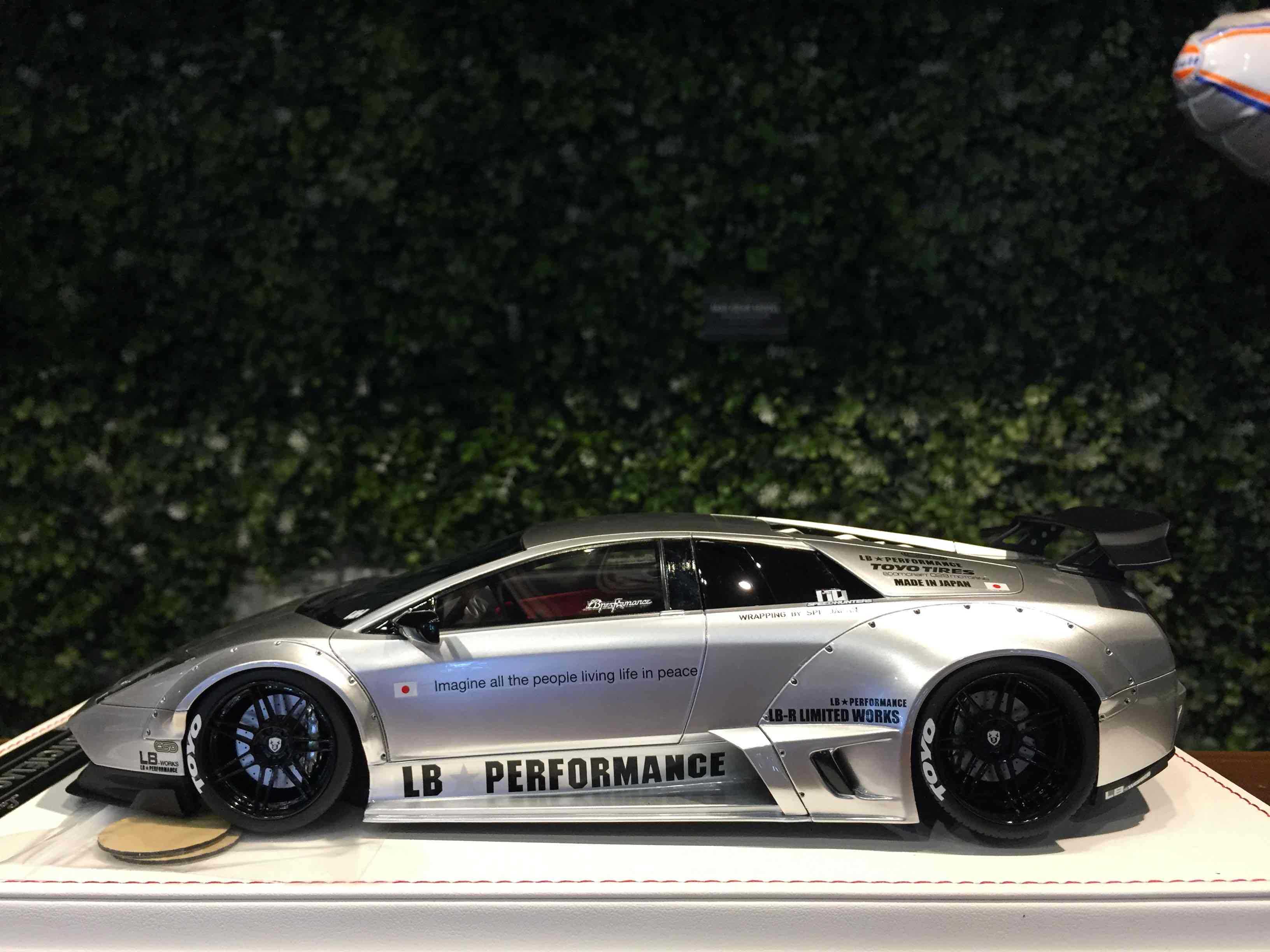 1/18 LBWK Lamborghini Murcielago LP670 Chrome Silver【MGM】