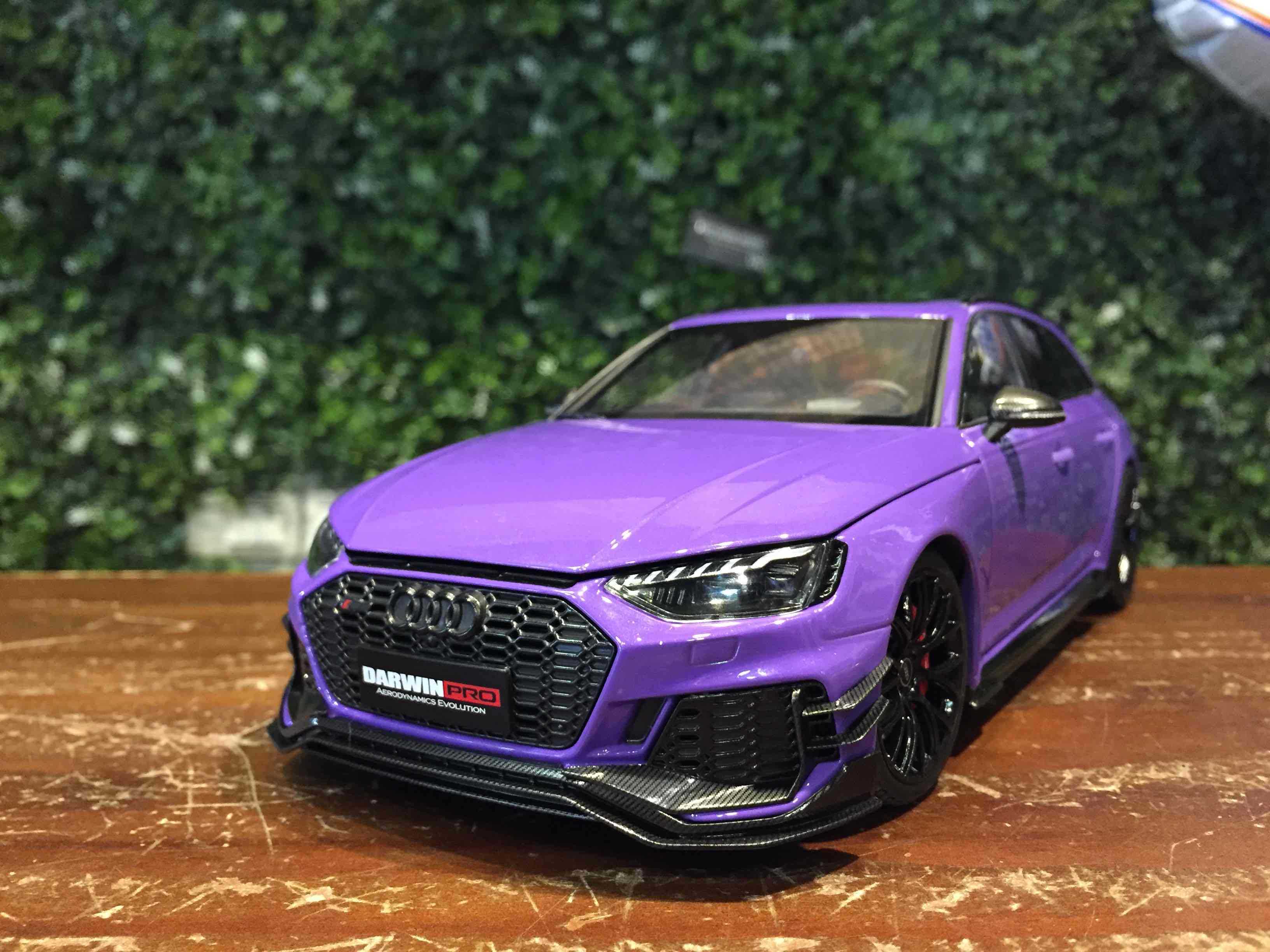 1/18 KiloWorks Audi RS4 Darwin PRO Purple KLW0002301【MGM】 - Max