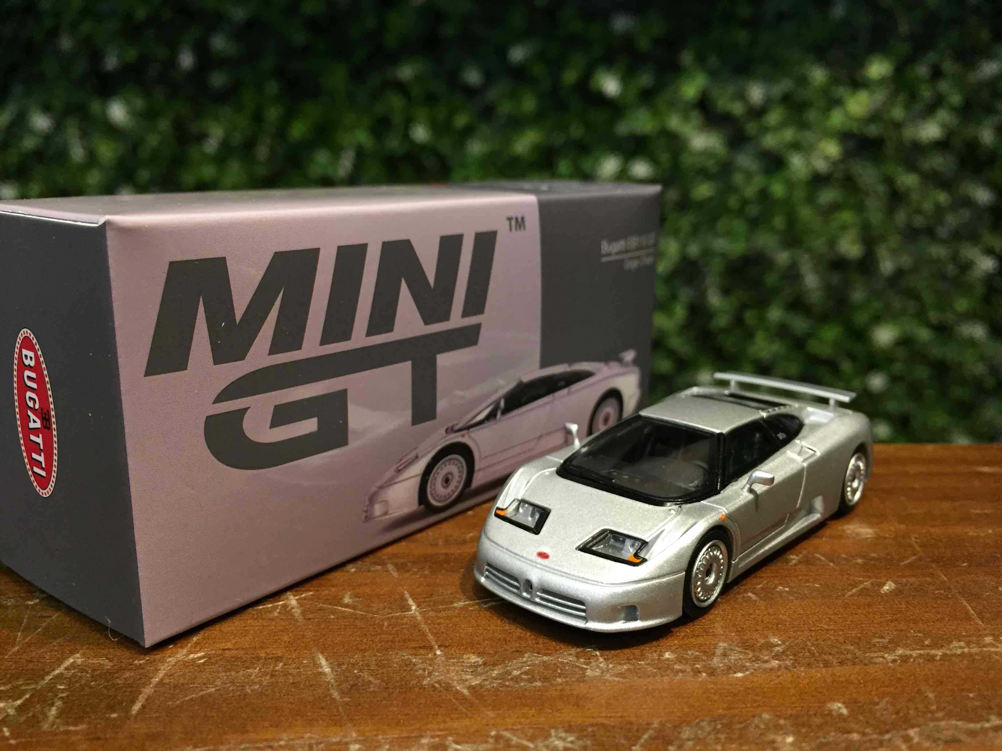 1/64 MiniGT Bugatti EB110 GT Grigio Chiaro MGT00704L【MGM】