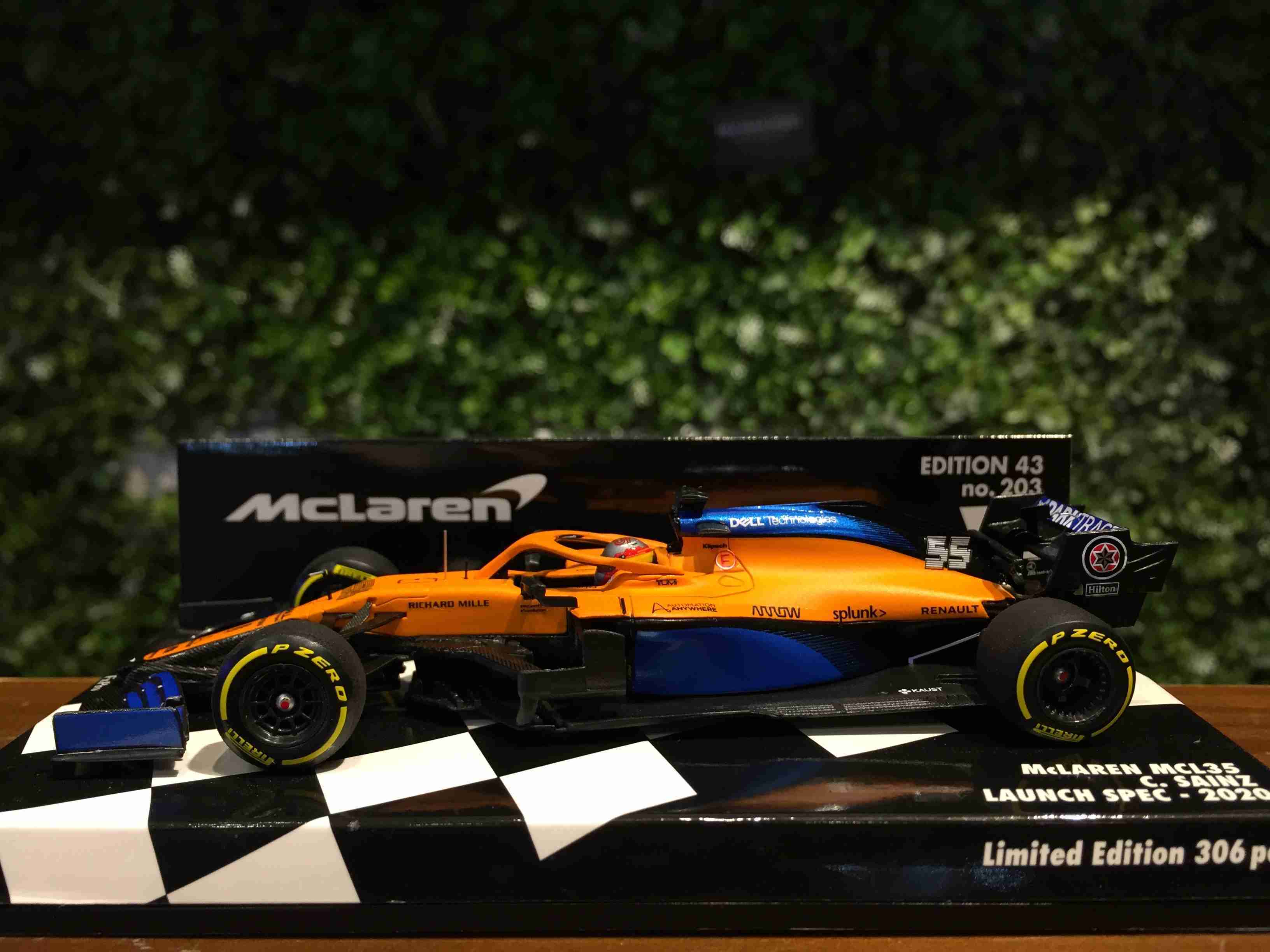 1/43 Minichamps McLaren MCL34 C.Sainz 2020 537204355【MGM】