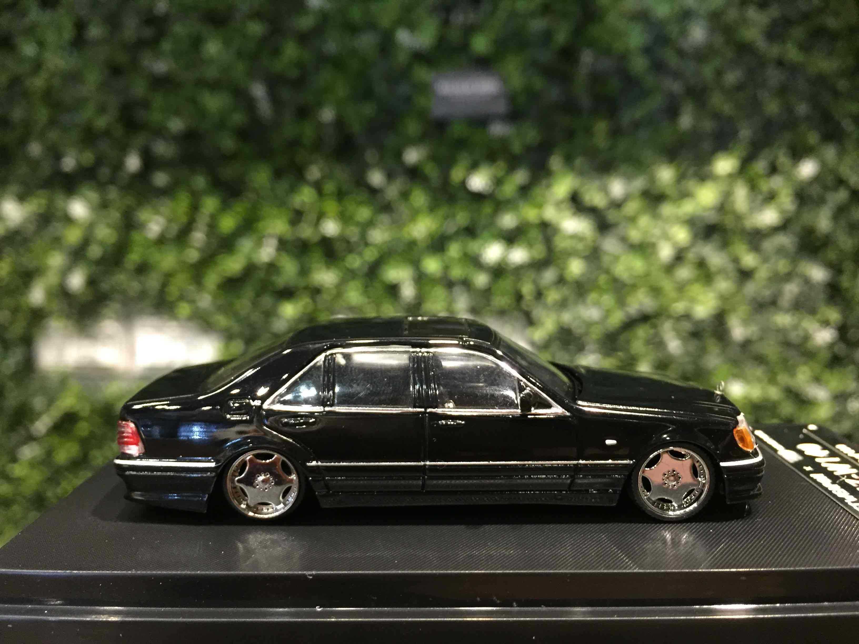 1/64 StreetWeapon Mercedes-Benz S-Class (W140) Black【MGM】