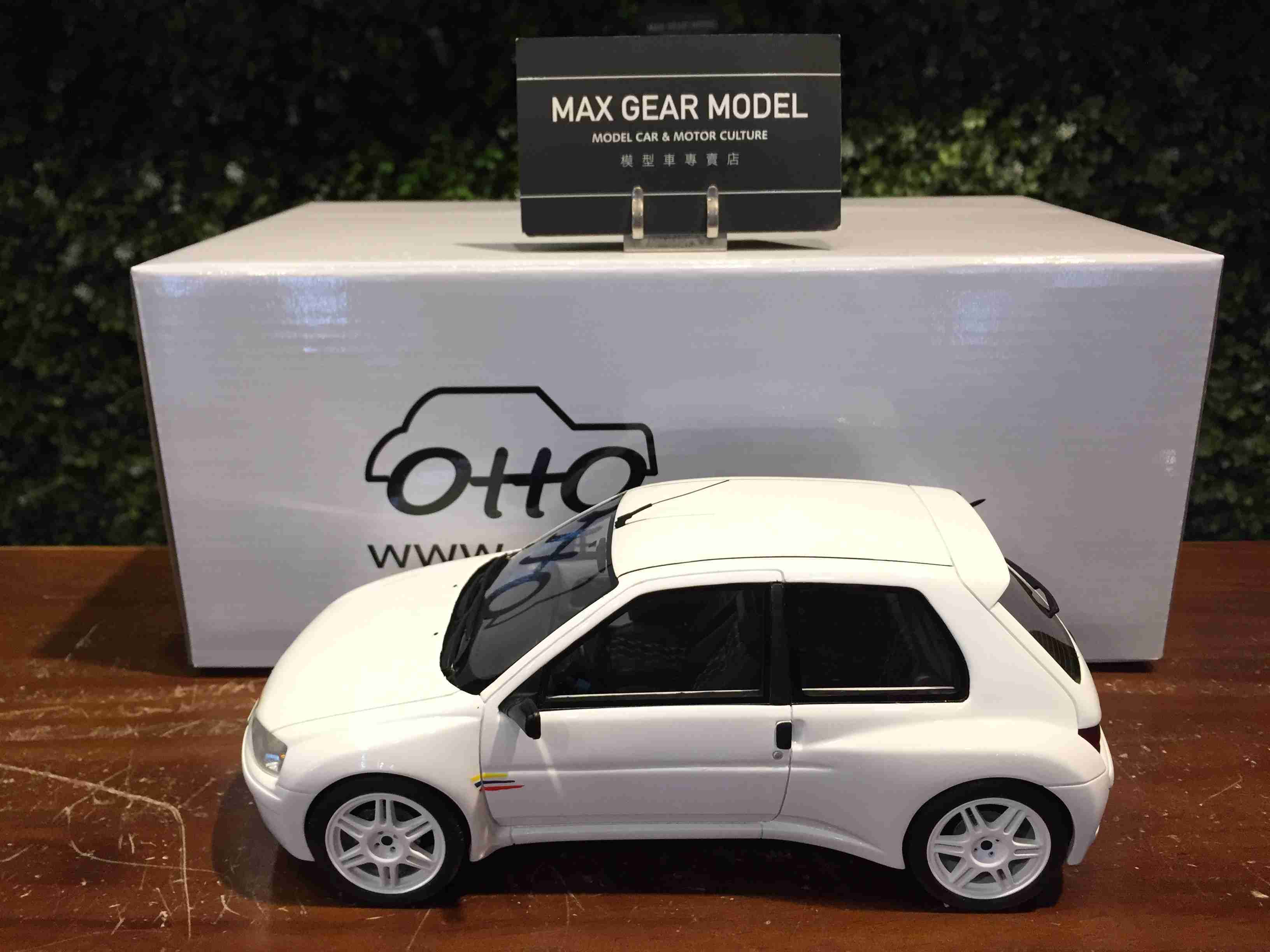 1/18 Otto Peugeot 106 Maxi Dimma Blanc Banquise OT393【MGM】